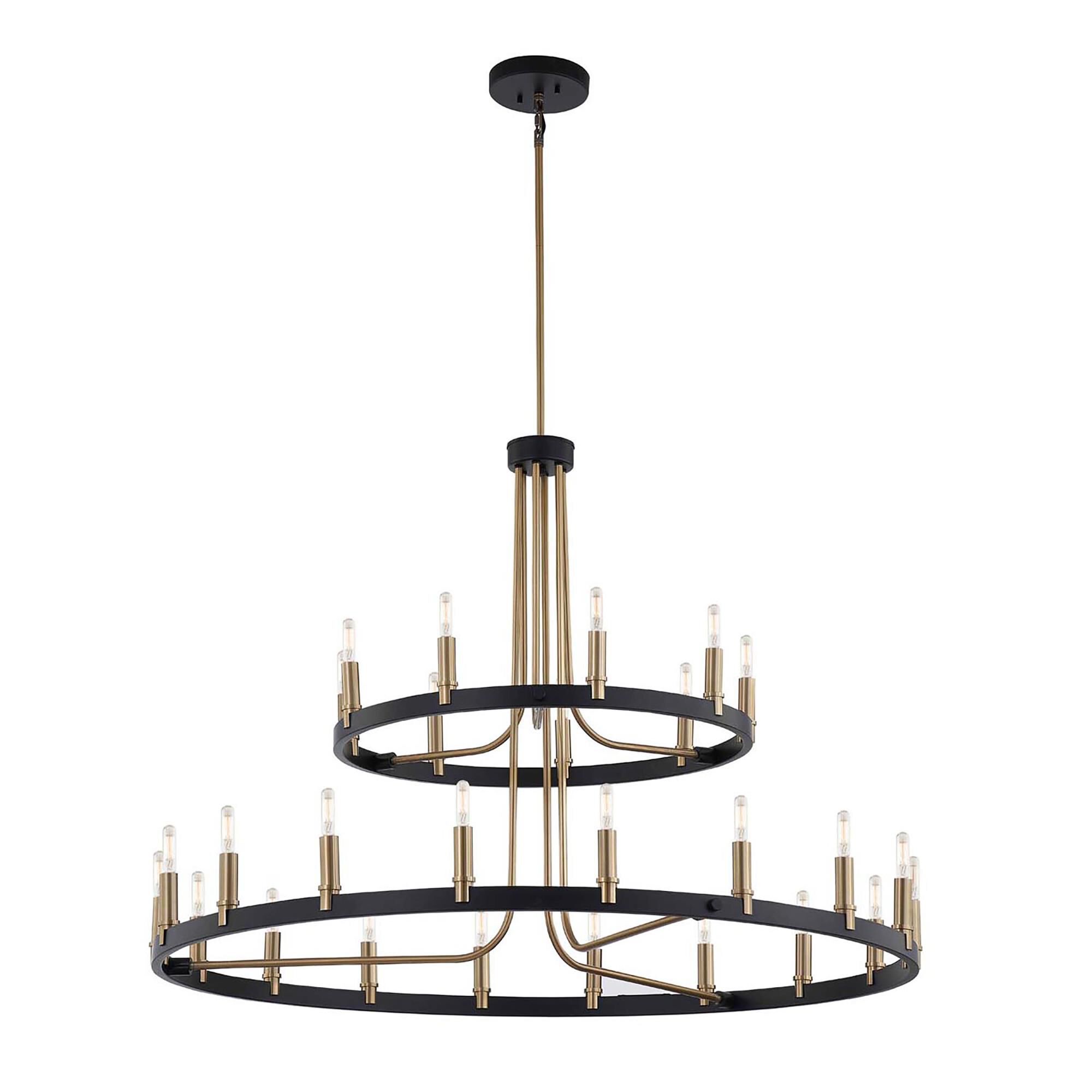 Clayton 42 Inch 27 Light LED Chandelier by Justice Design Group