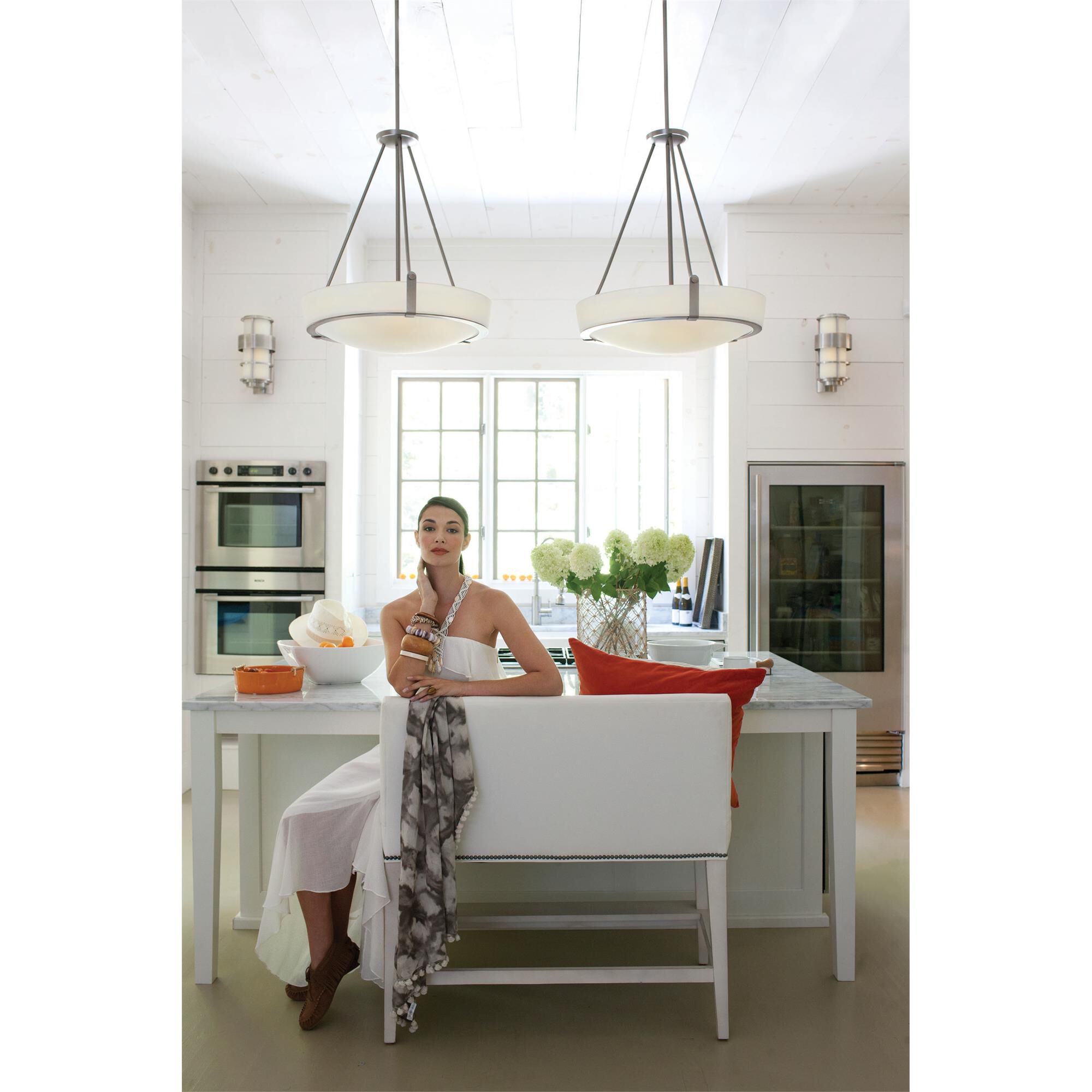 Saturn 20 Inch Outdoor Wall Light,