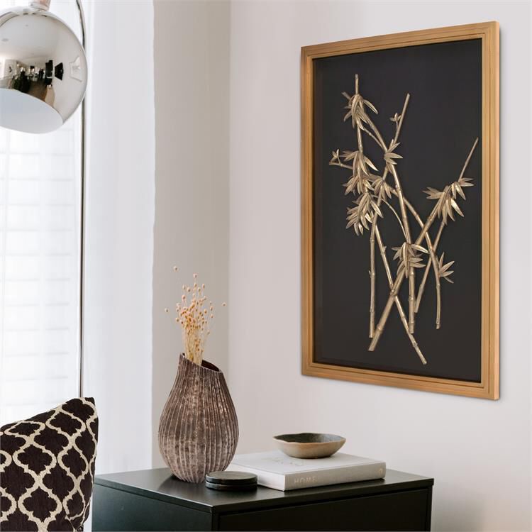 Bamboo Wood Wall Art Alternative Wall Art by Howard Elliott Collection