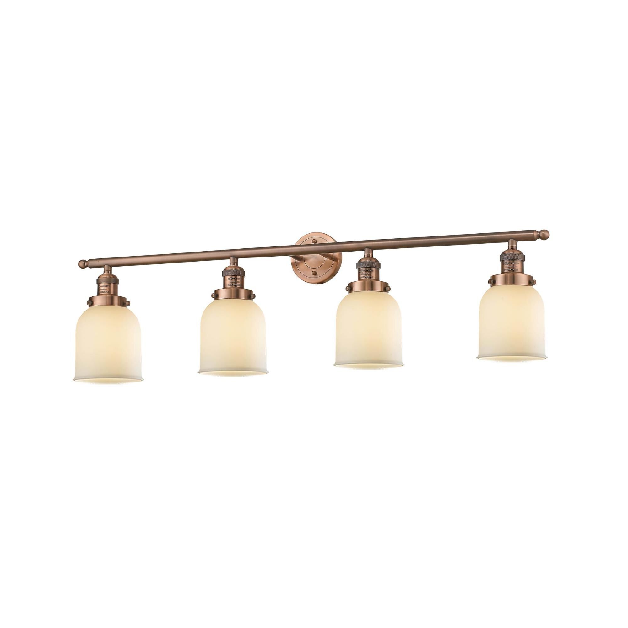 Bruno Marashlian Small Bell 42 Inch 4 Light Bath Vanity Light by Innovations Lighting