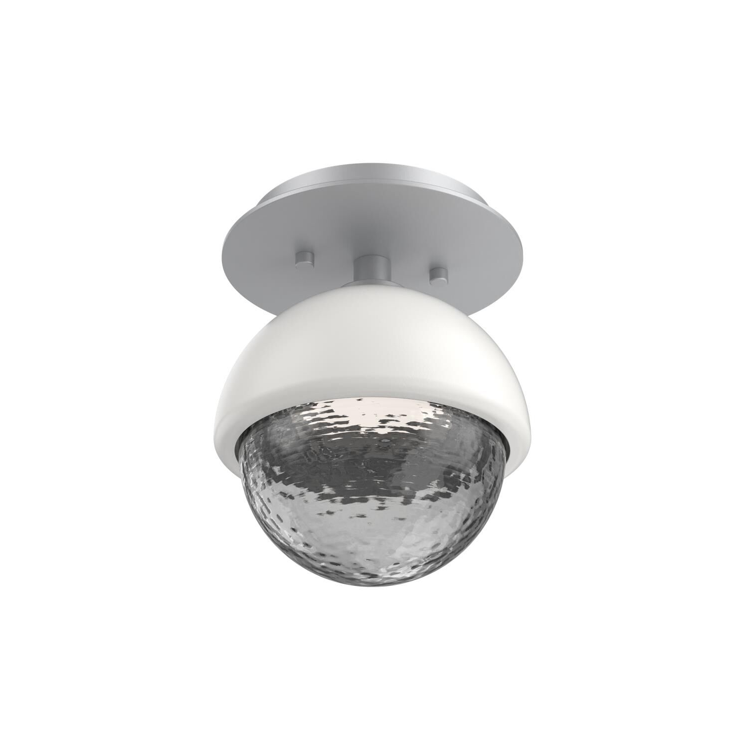 Shown in Classic Silver finish and Smoke glass and Salt White accent