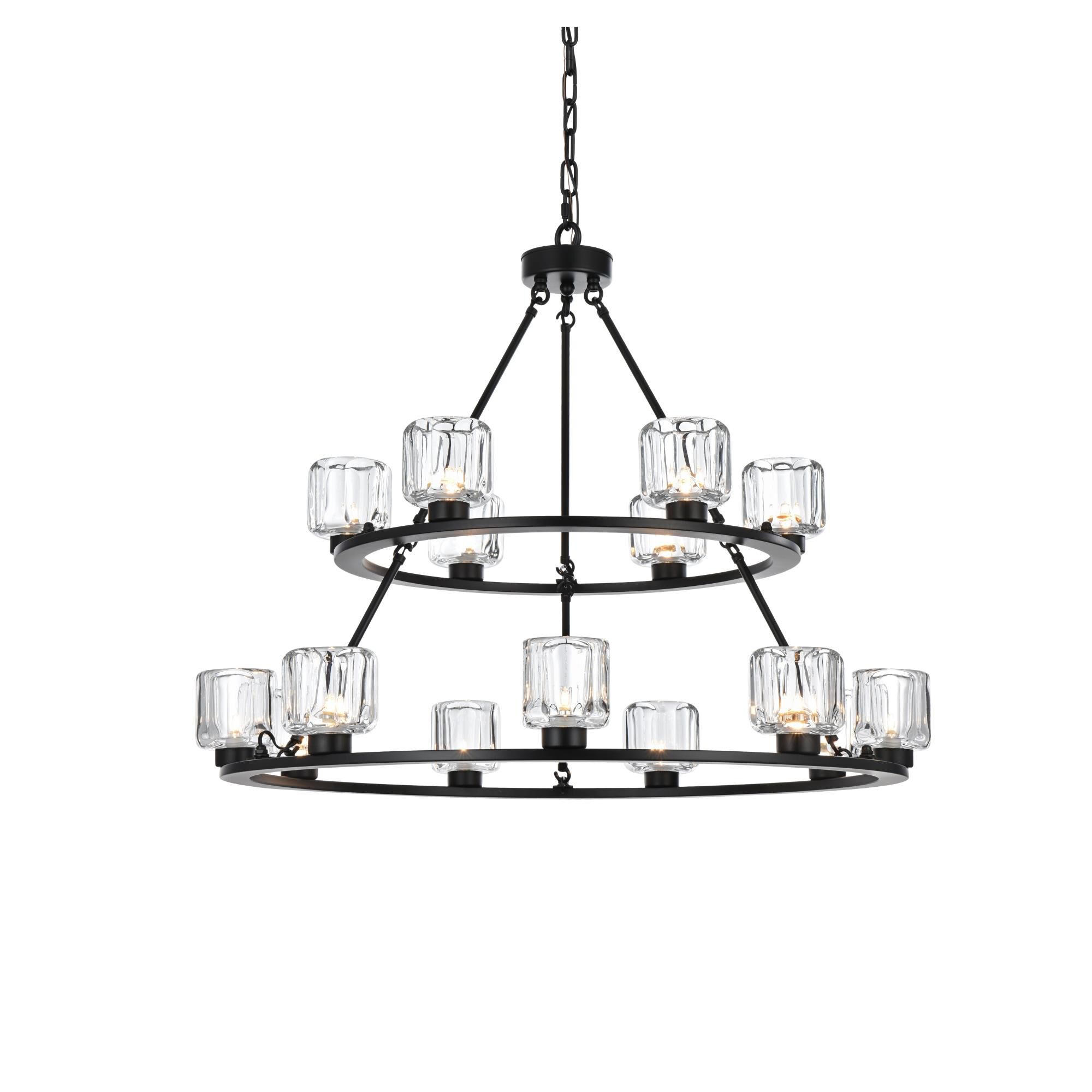Cadence 36 Inch Chandelier by Elegant Lighting