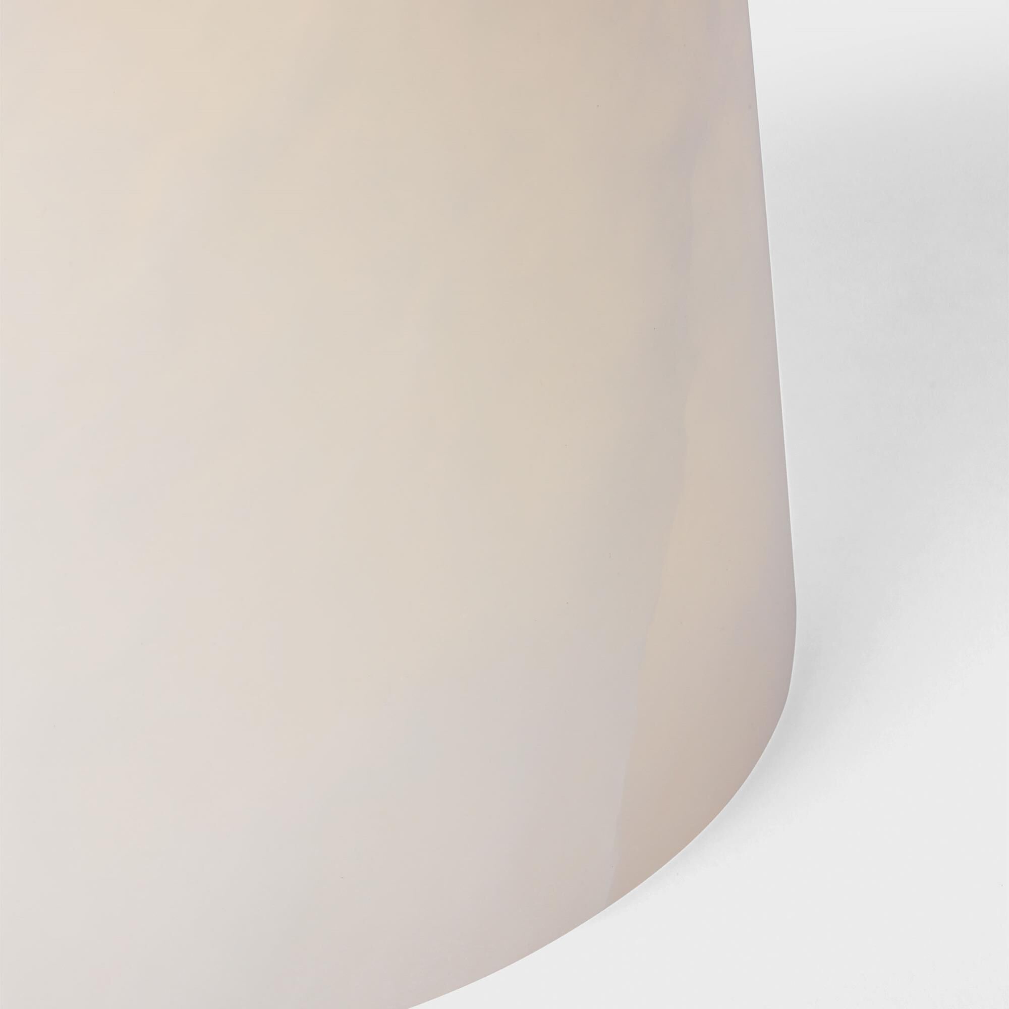 Shown in Polished Nickel finish and Alabaster shade