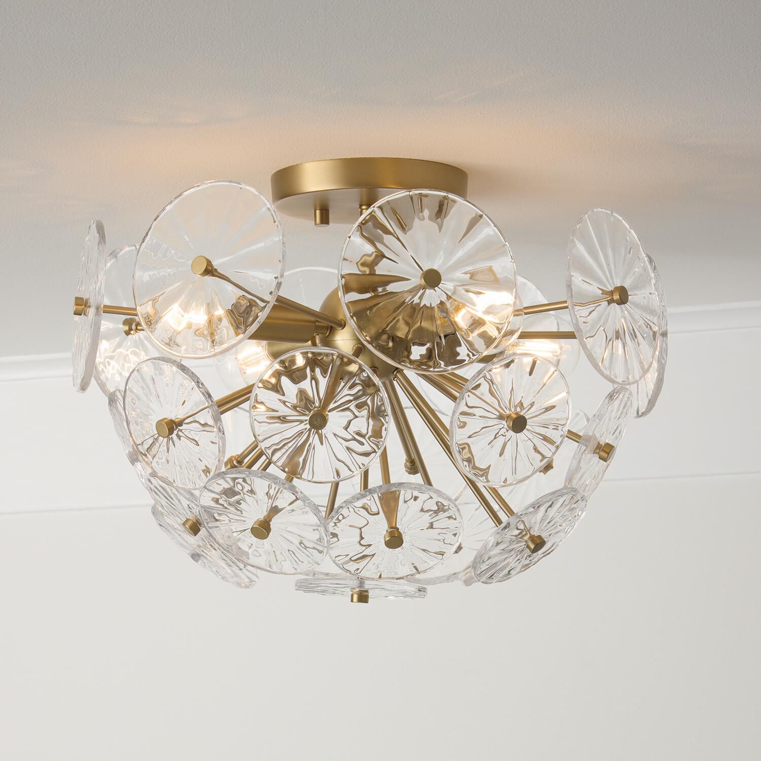 Emelie 16 Inch Semi Flush Mount by Capital Lighting