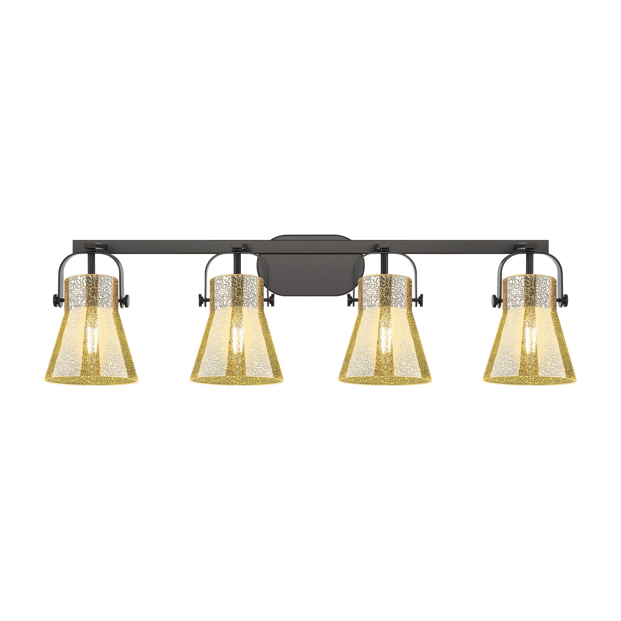 Bruno Marashlian Pilaster II Cone 37 Inch Bath Vanity Light by Innovations Lighting