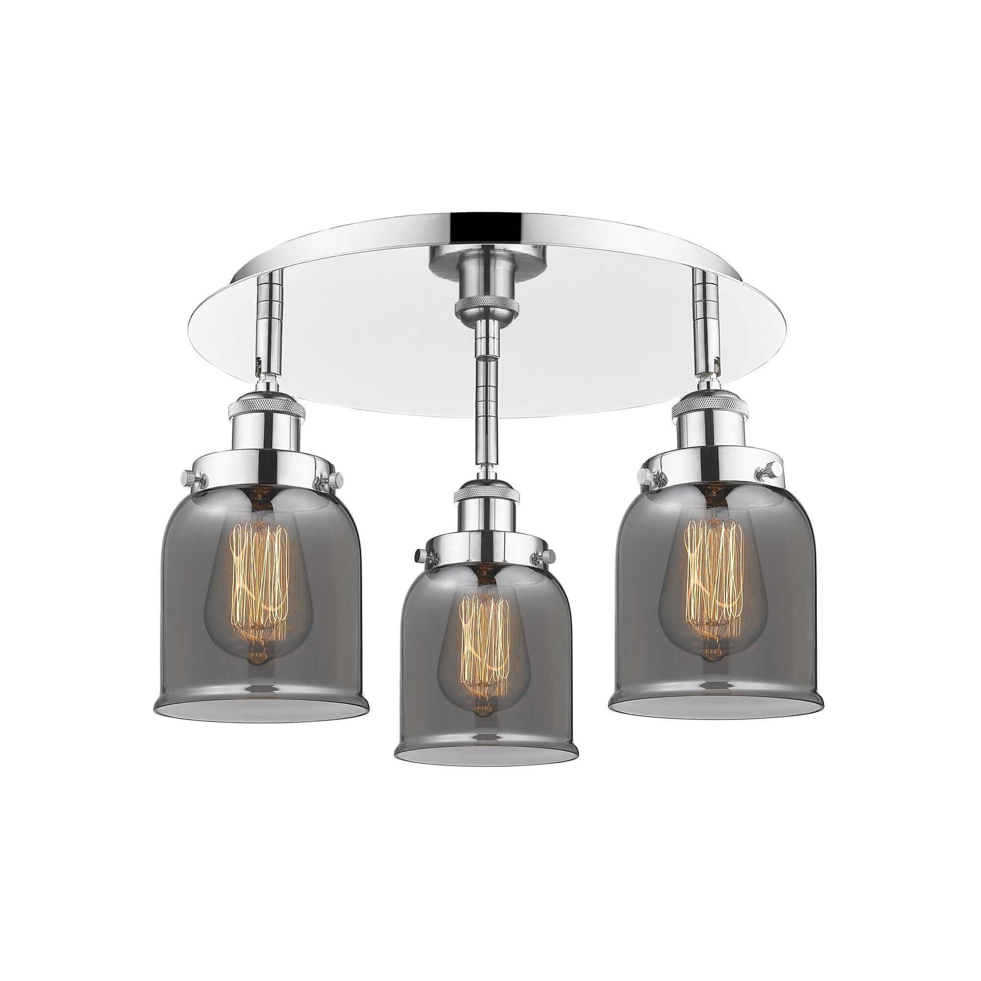 Shown in Polished Chrome finish and Plated Smoke glass