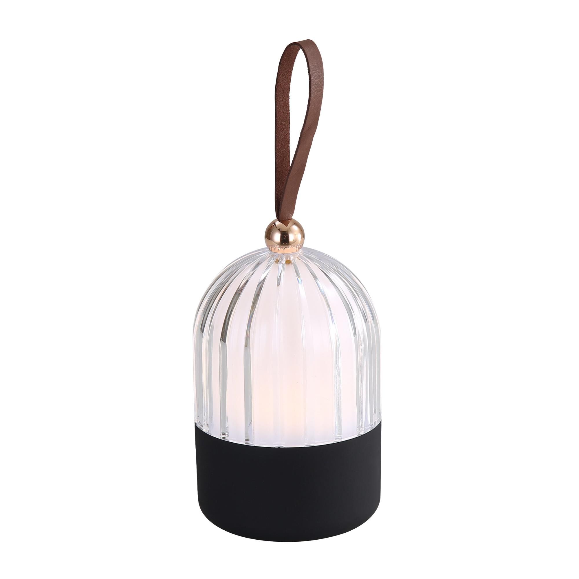 Shown in Matte Black finish and Clear glass