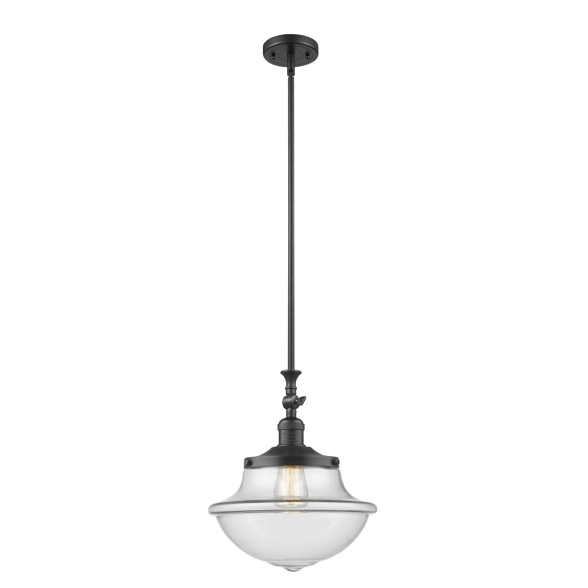 Shown in Matte Black finish and Clear glass
