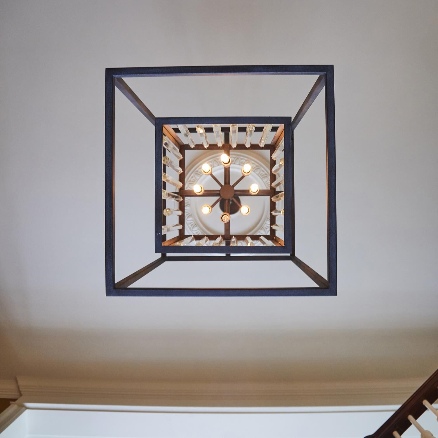 Hollis 21 Inch 6 Light Mini Chandelier by Crystorama