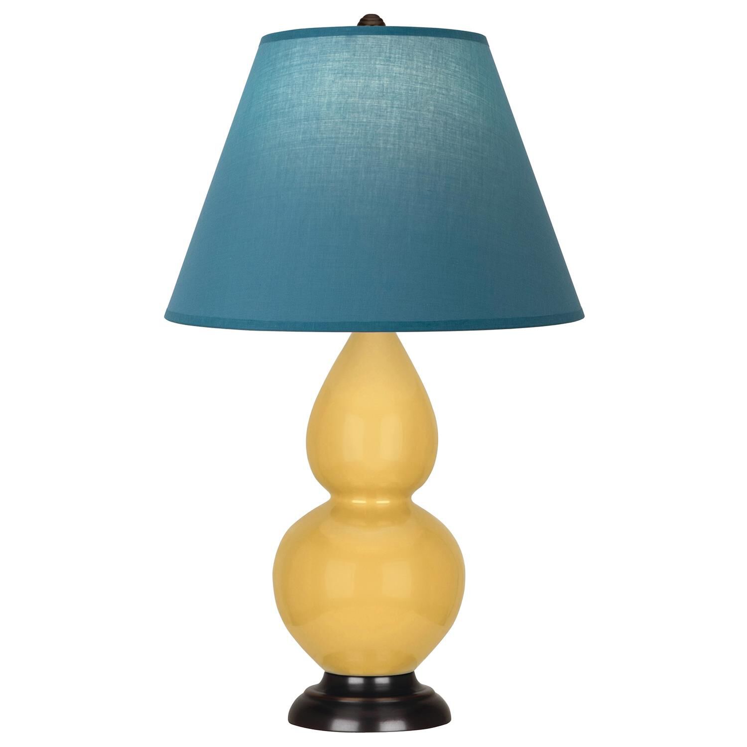 Shown in Sunset finish and Bright Blue and Gray shade and Deep Patina Bronze accent