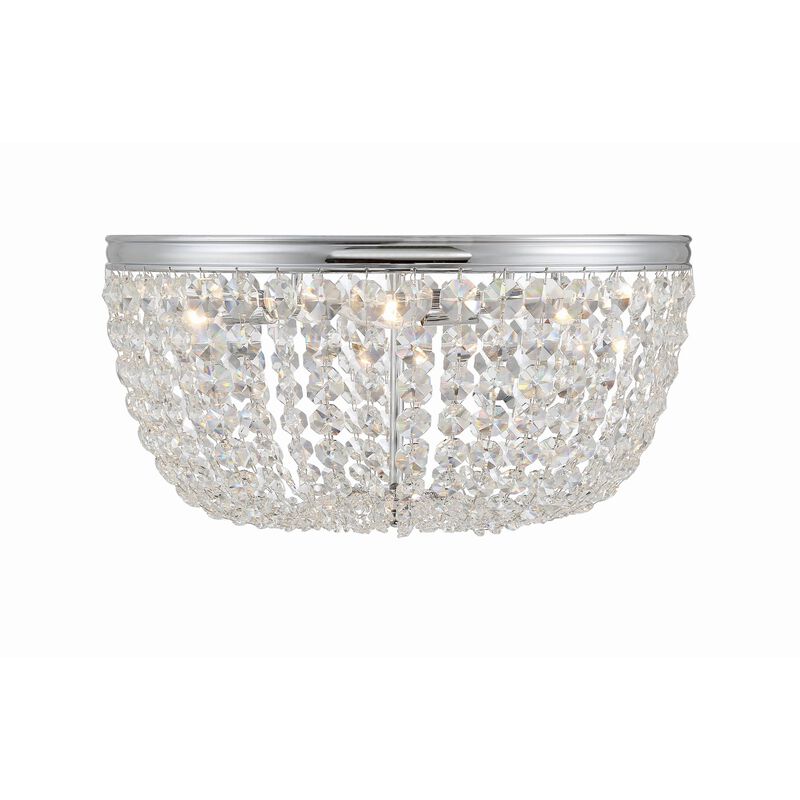 Nola 20 Inch 5 Light Flush Mount by Crystorama
