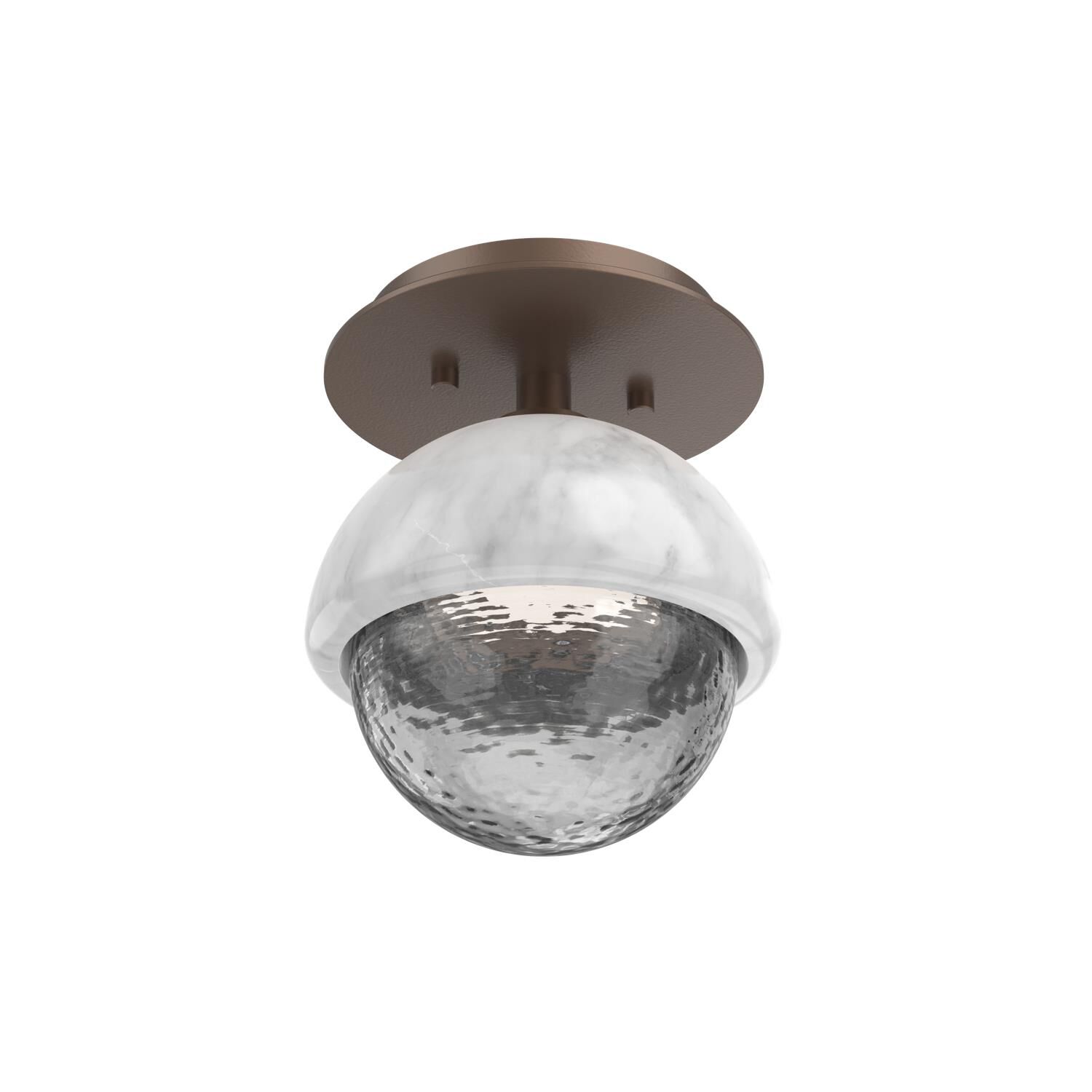 Levi Wilson Cabochon 6 Inch Flush Mount by Hammerton Studio