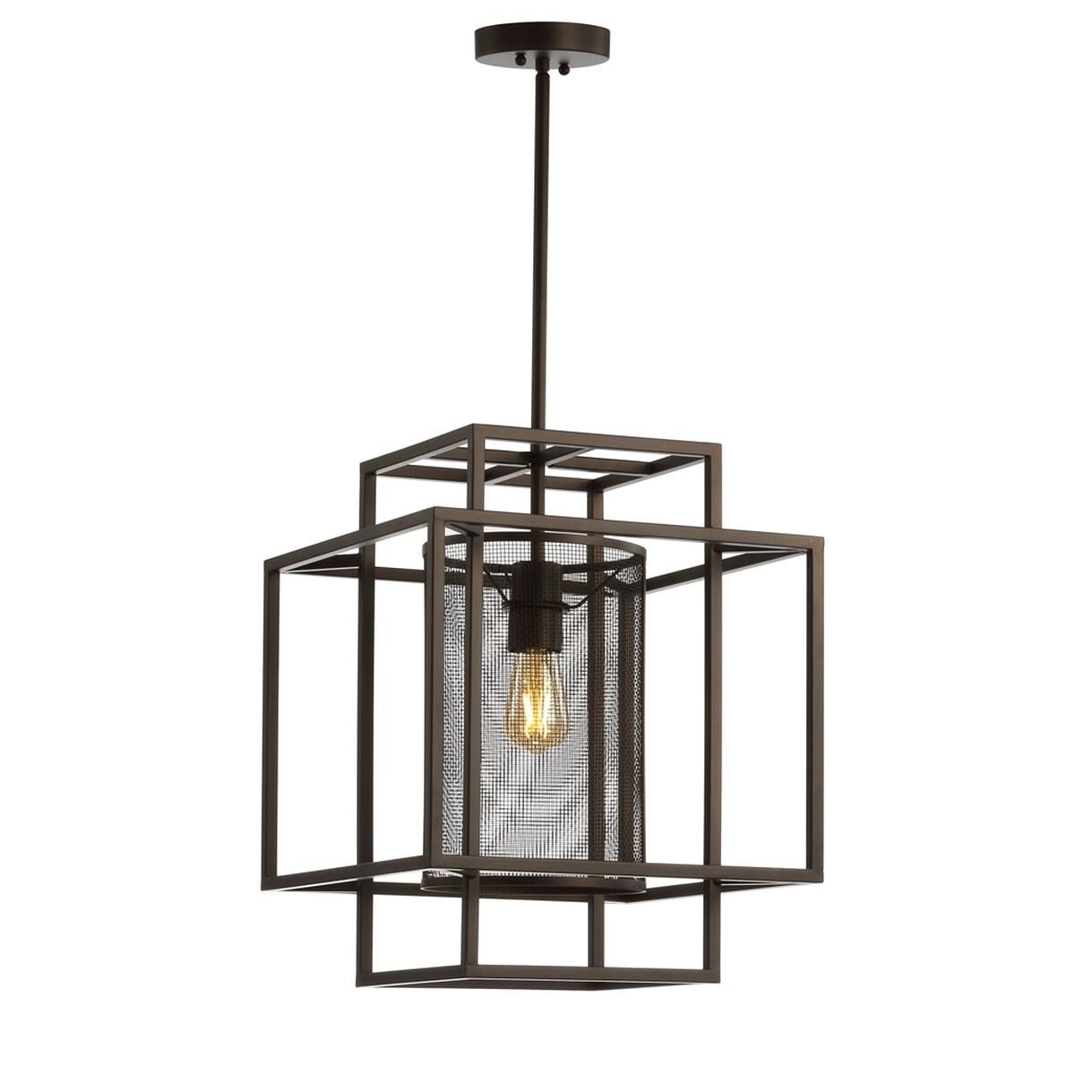 Safavieh Case 14 Inch LED Cage Pendant