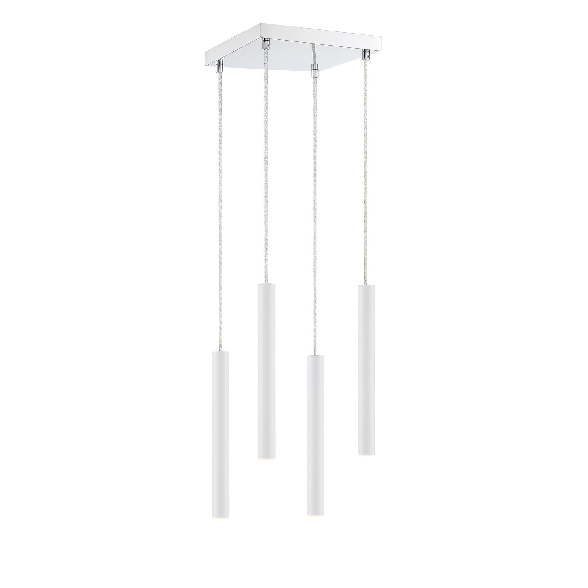 Shown in Chrome finish and Steel glass and Steel shade