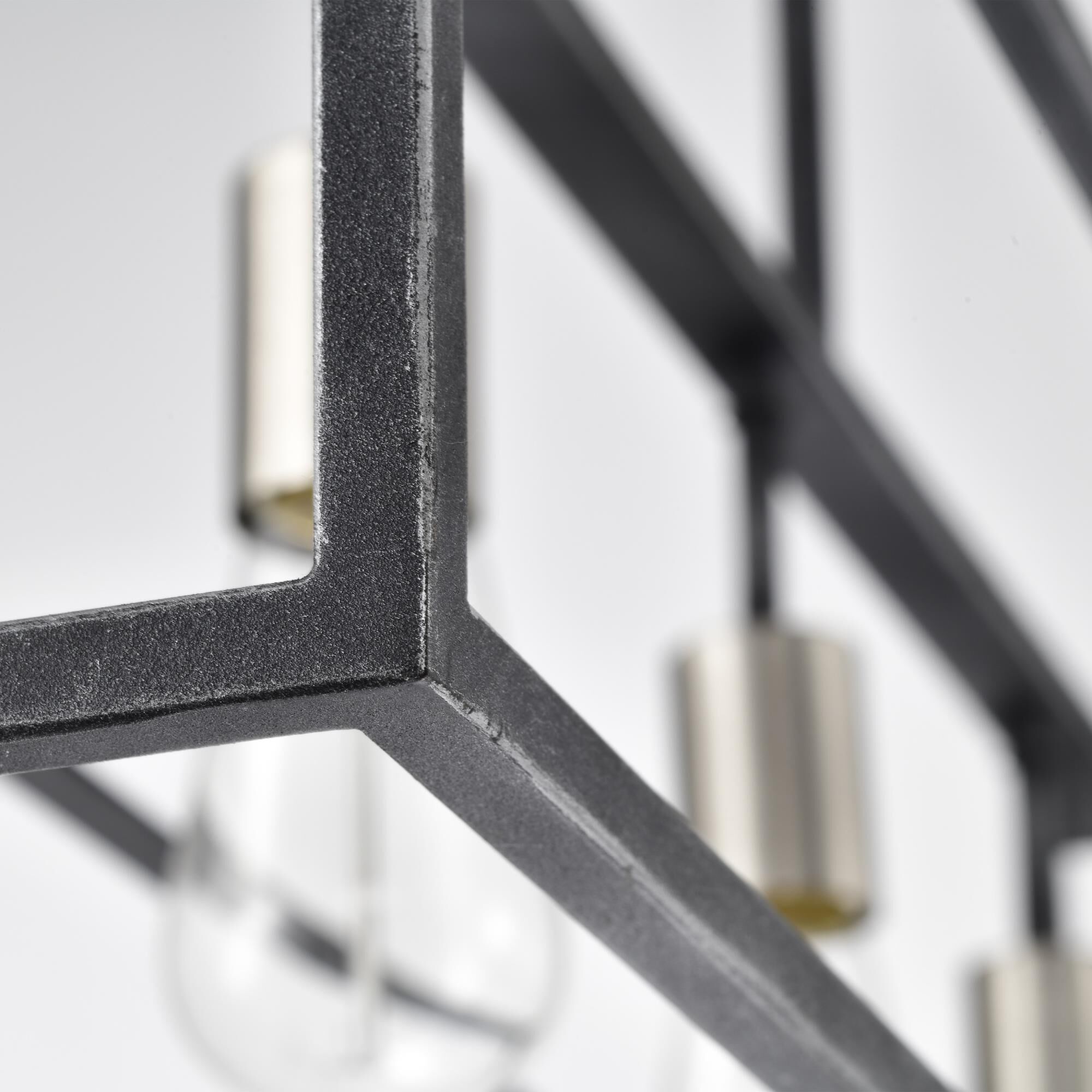 Shown in Iron Black with Brushed Nickel Accents finish