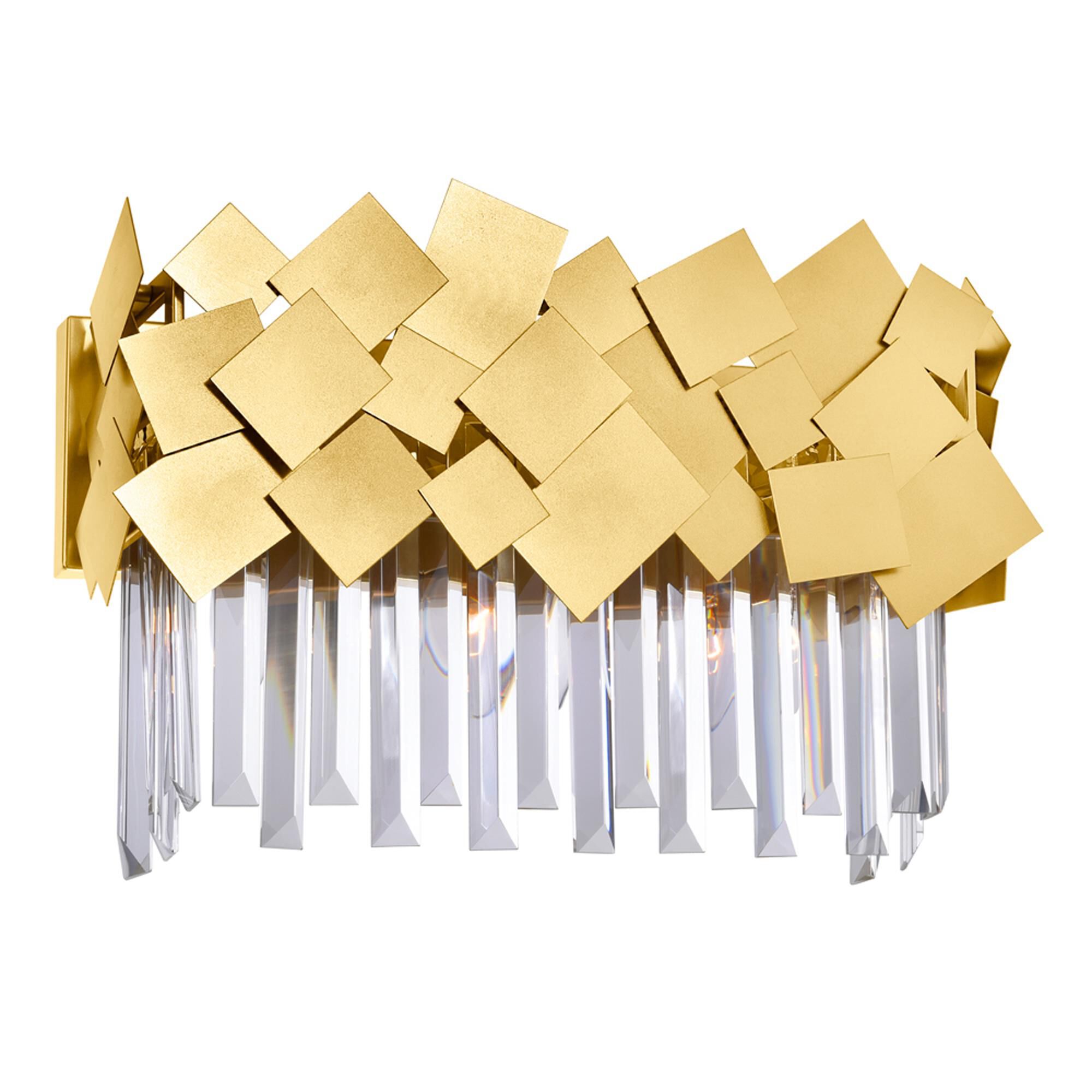 Shown in Medallion Gold finish and K9 Clear crystal