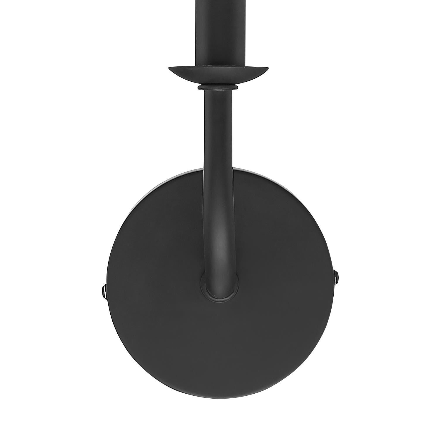 Shown in Matte Black finish and Silk glass and Silk shade