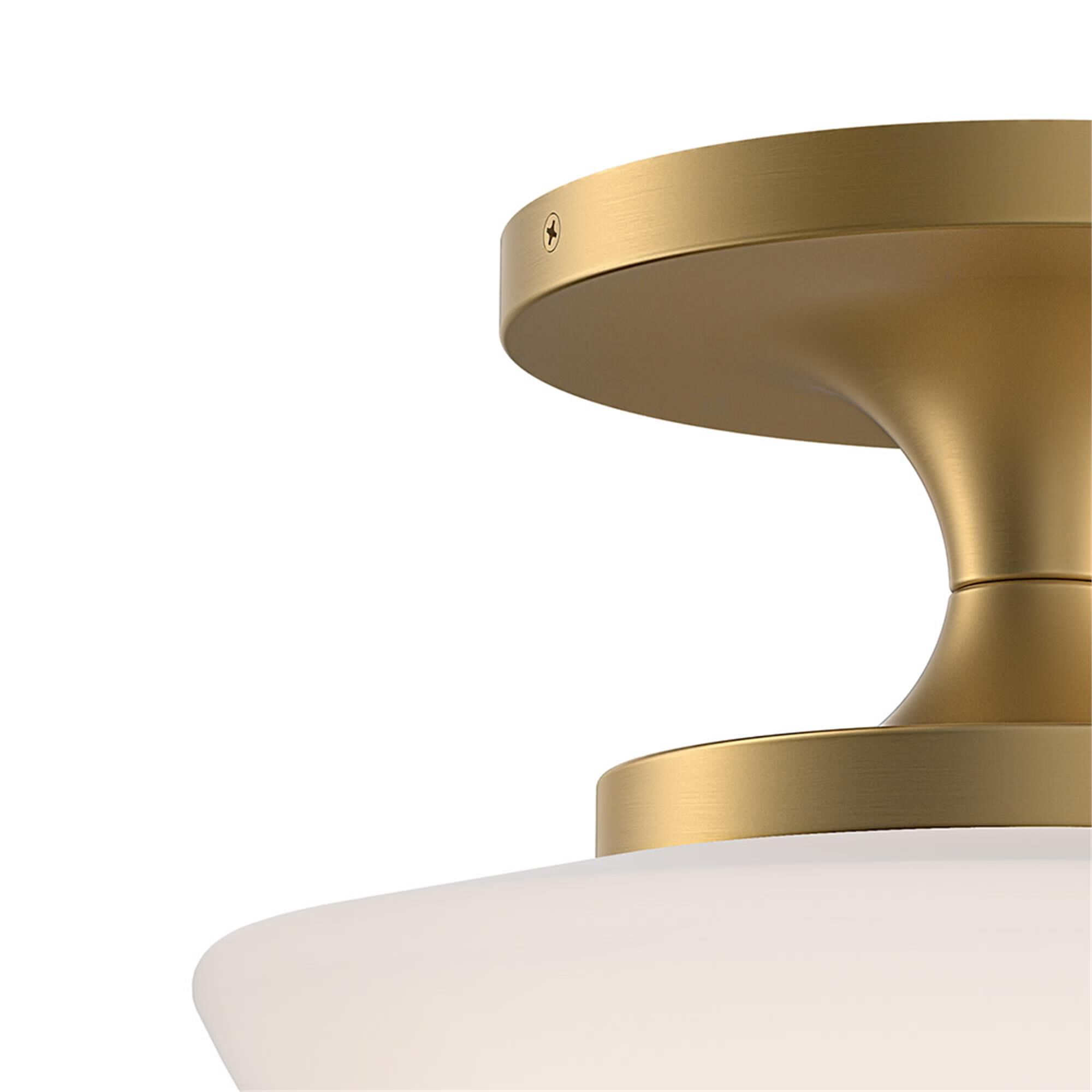 Knox 12 Inch Semi Flush Mount,