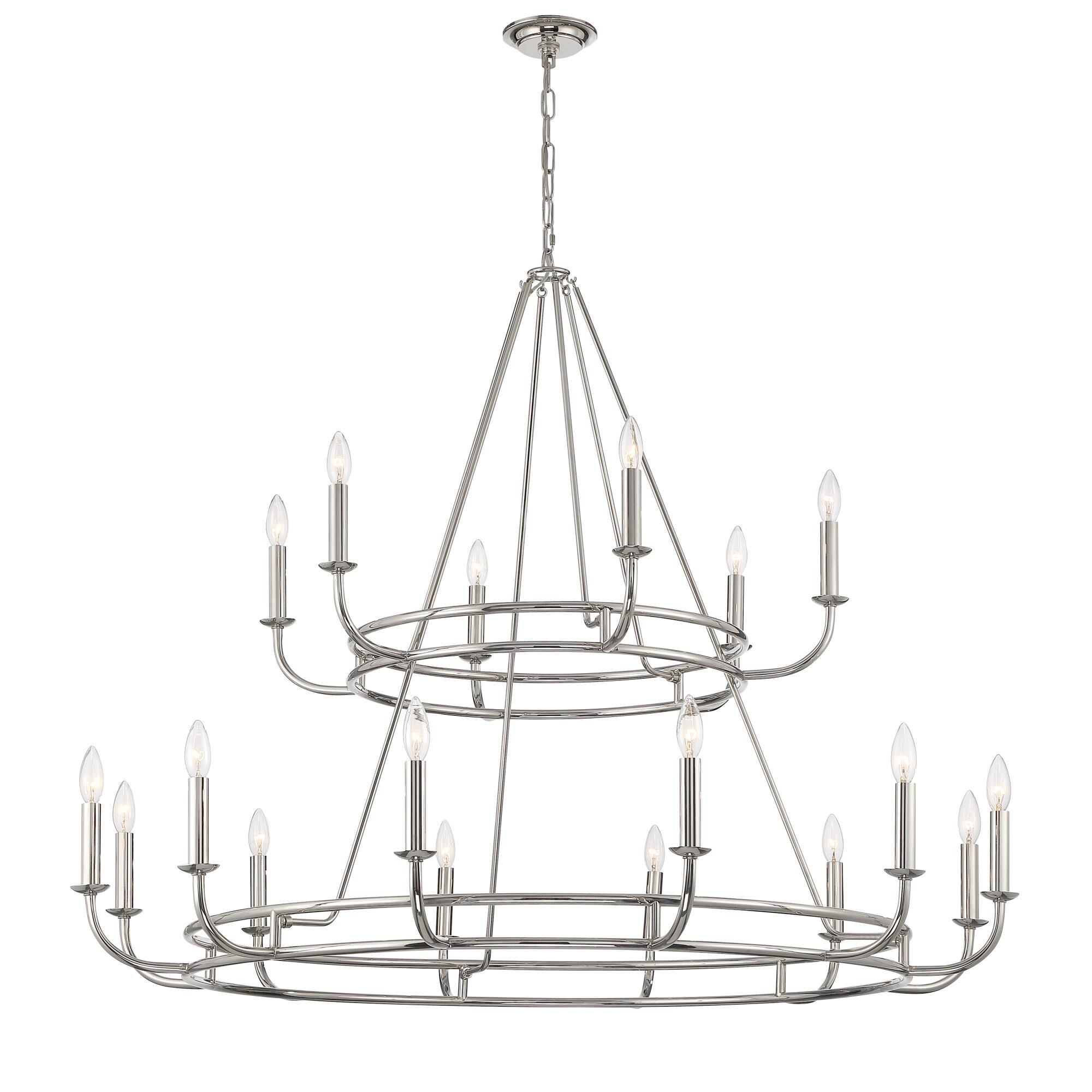 Bailey 48 Inch 18 Light Chandelier by Crystorama