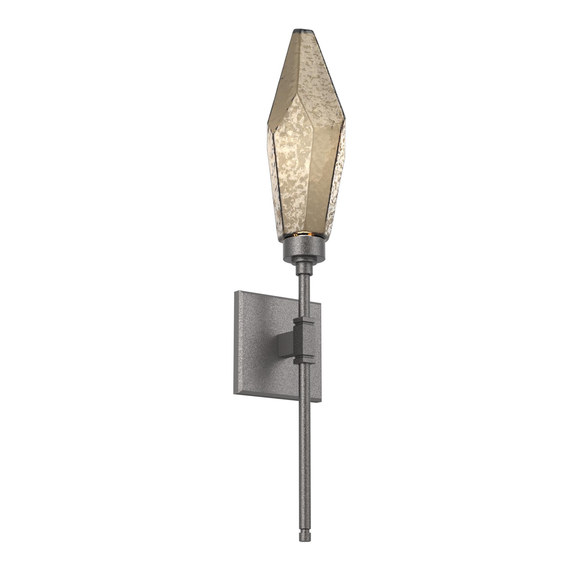 Shown in Graphite finish and Chilled Blown And Bronze glass