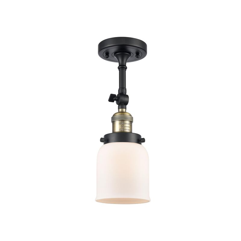 Bruno Marashlian Small Bell 5 Inch 1 Light Semi Flush Mount by Innovations Lighting