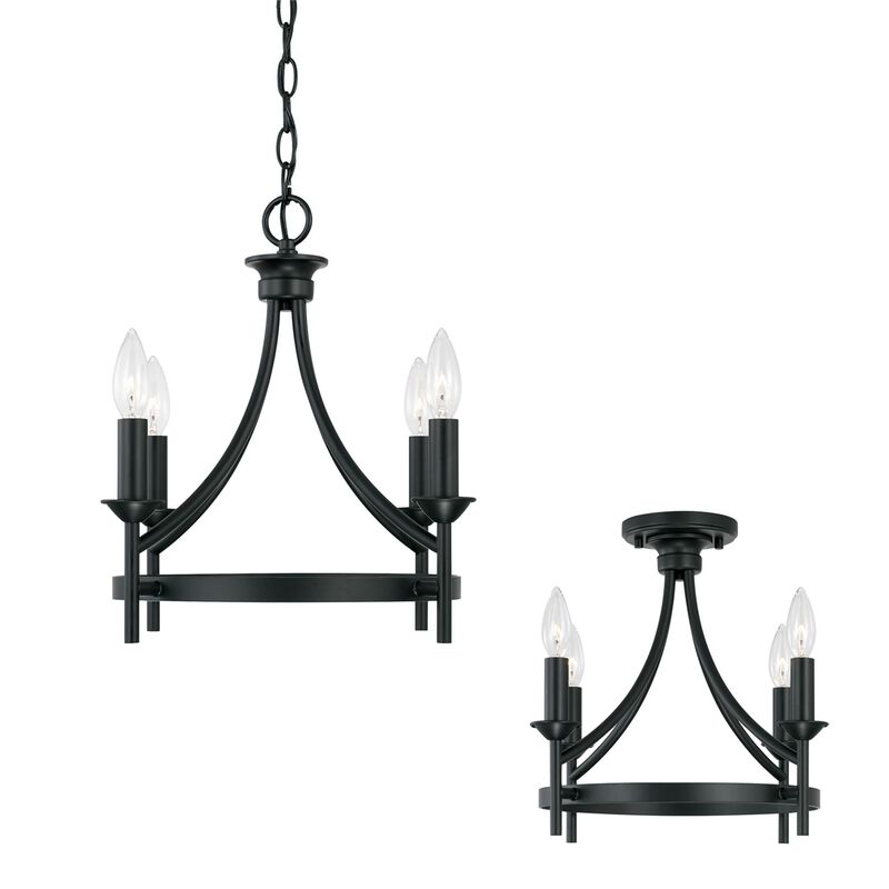 Peyton 16 Inch 4 Light Semi Flush Mount by Capital Lighting Fixture Company