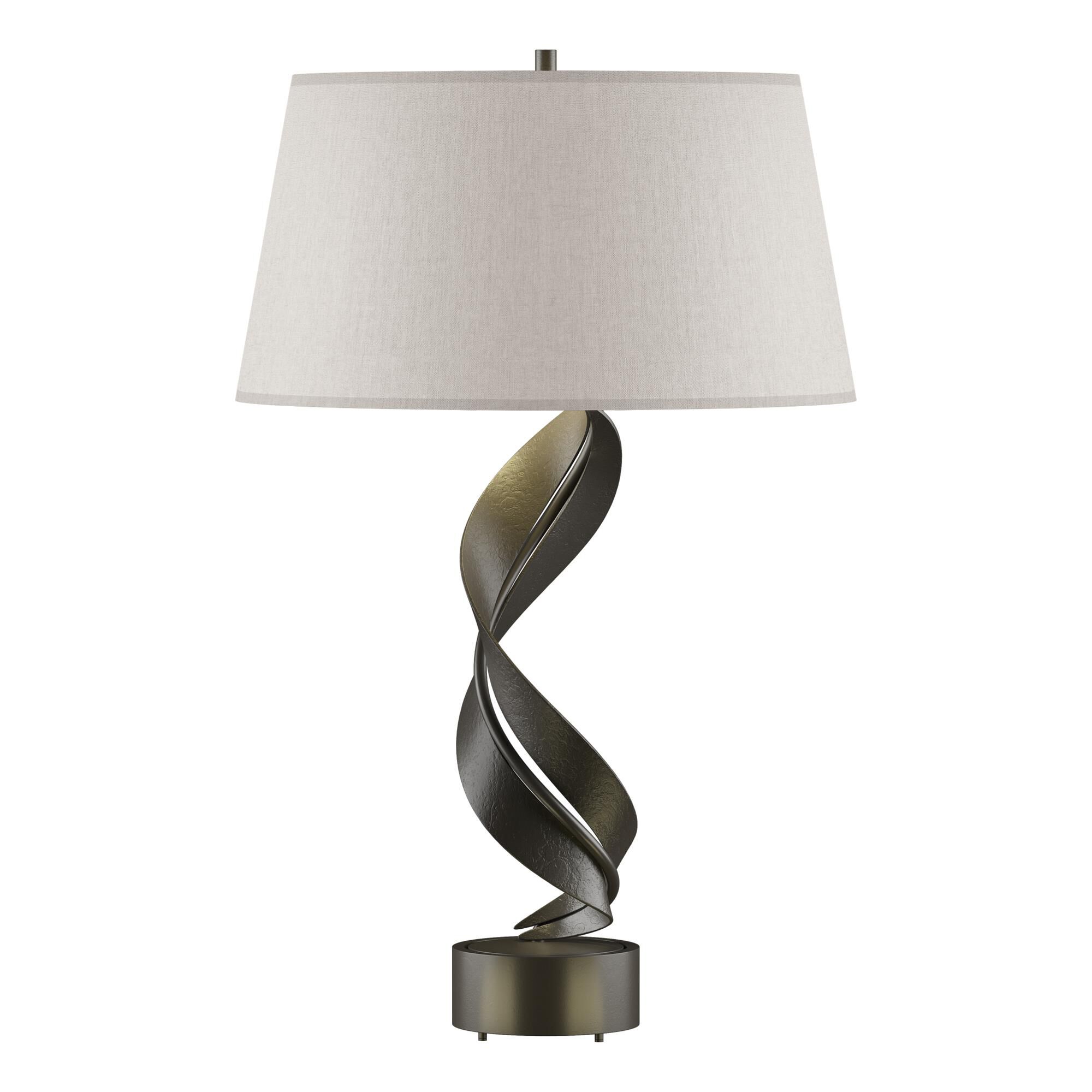 Shown in Dark Smoke finish and Flax shade