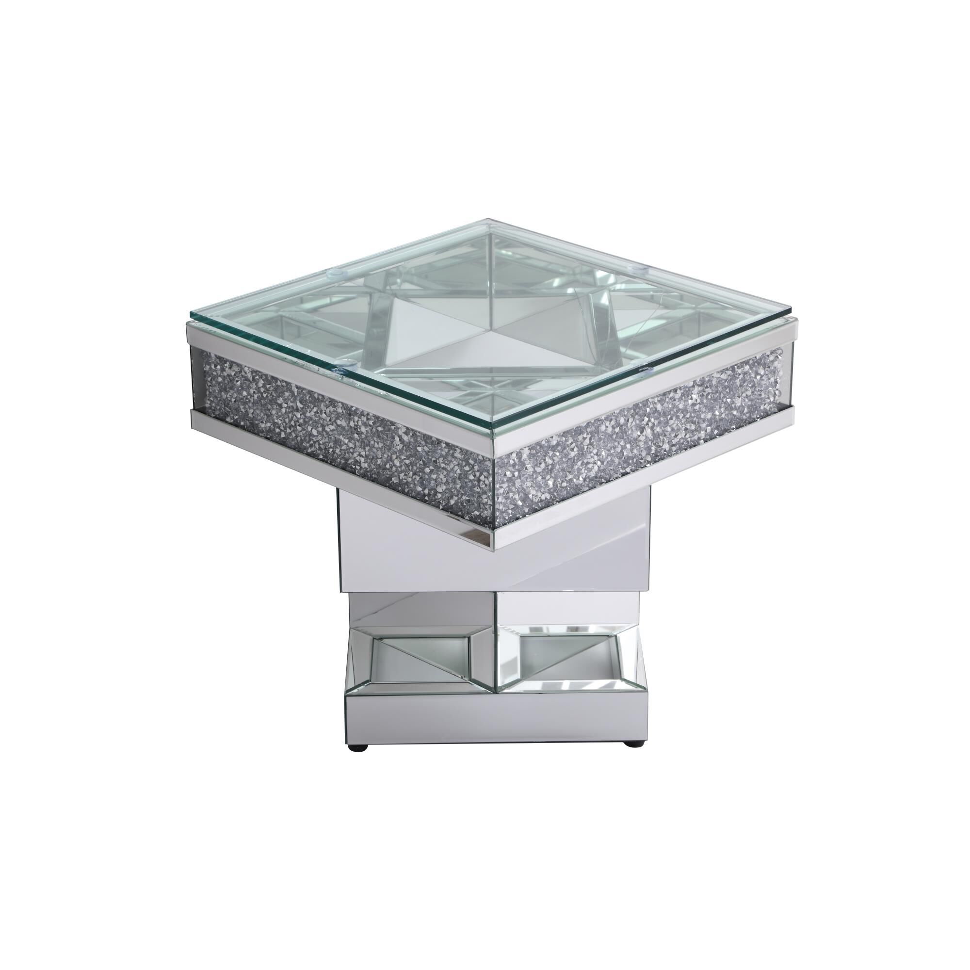 Modern End Table by Elegant Decor