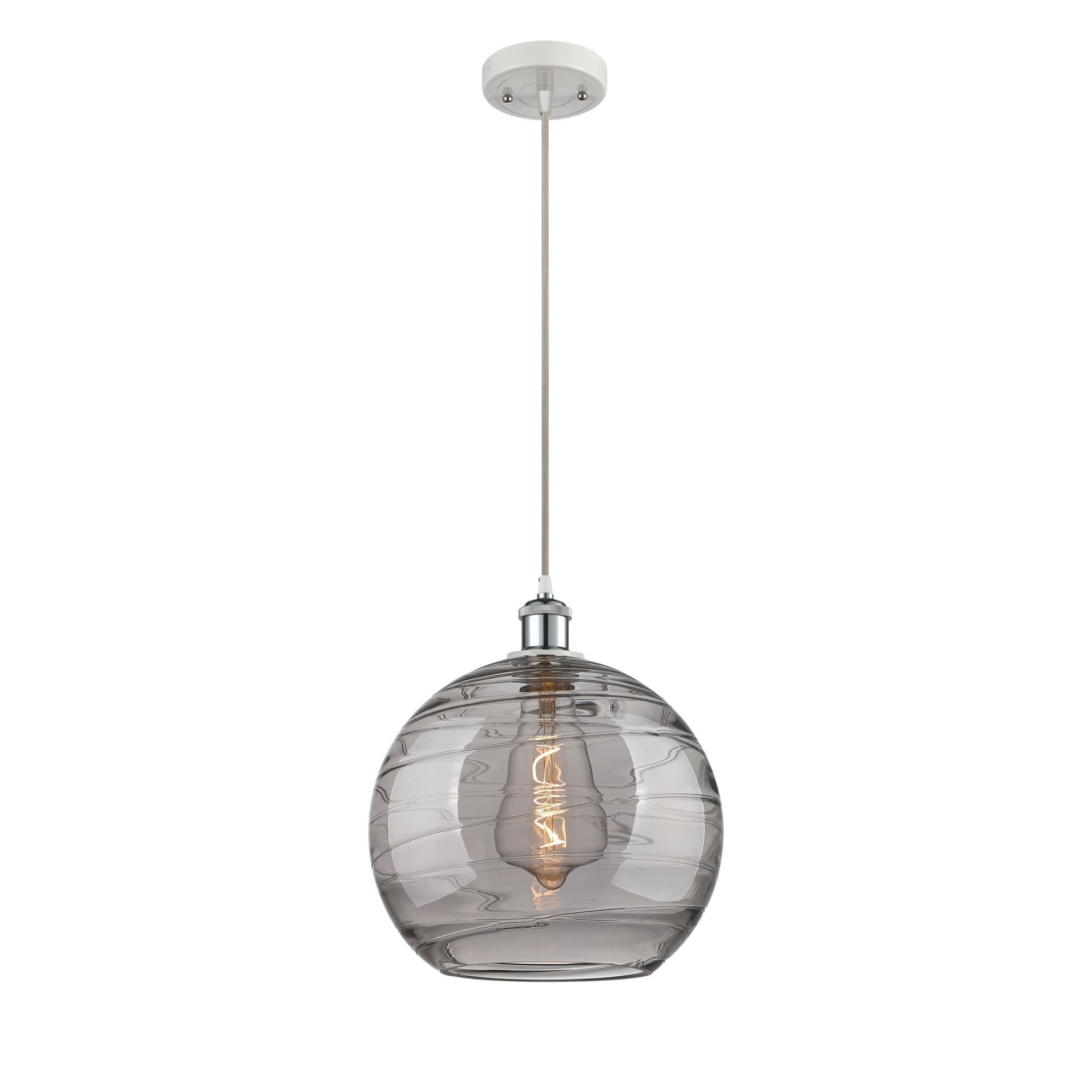 Bruno Marashlian Athens Deco Swirl 12 Inch Mini Pendant by Innovations Lighting
