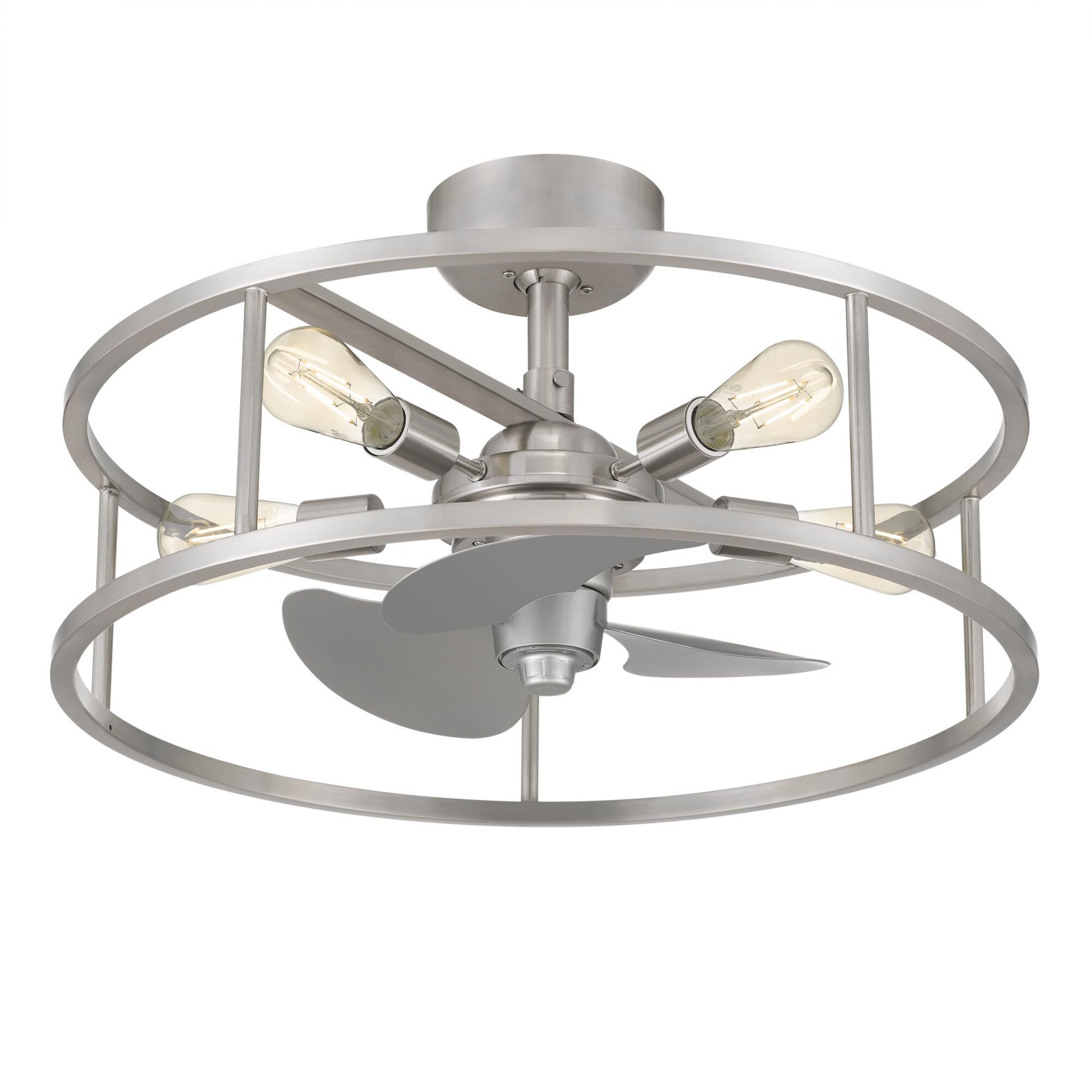 New Harbor 23 Inch Chandelier Ceiling Fan by Quoizel