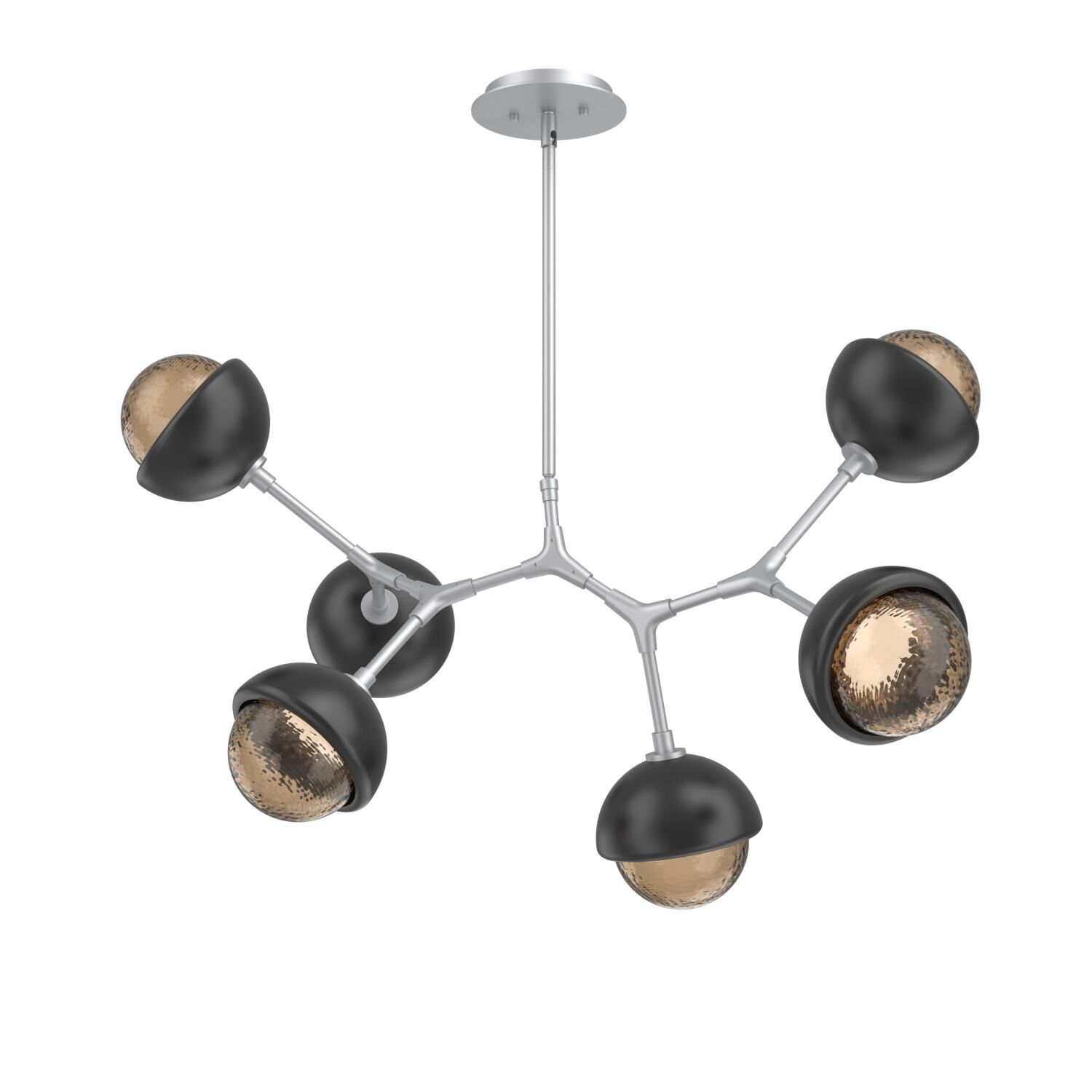 Shown in Classic Silver finish and Bronze glass and Matte Black accent