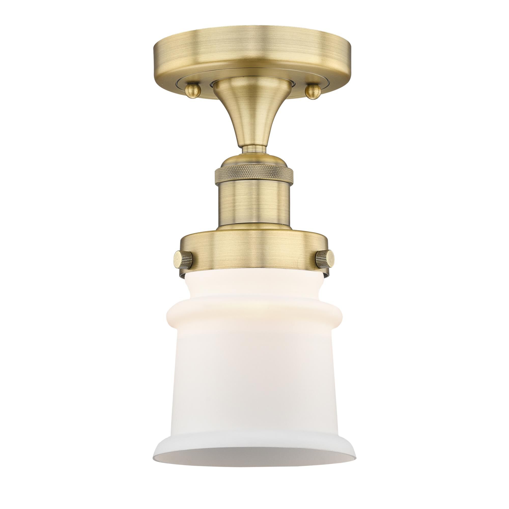 Bruno Marashlian Canton 5 Inch 1 Light Semi Flush Mount by Innovations Lighting