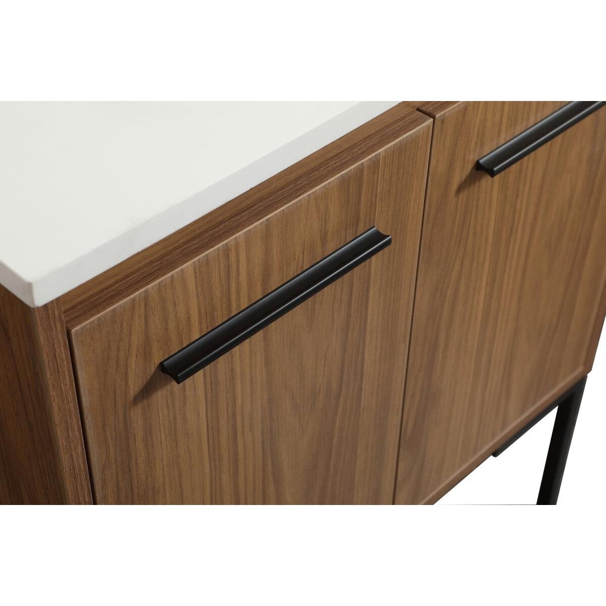 Shown in Walnut Brown finish