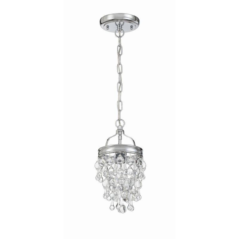 Crystorama Calypso 7 Inch Mini Chandelier