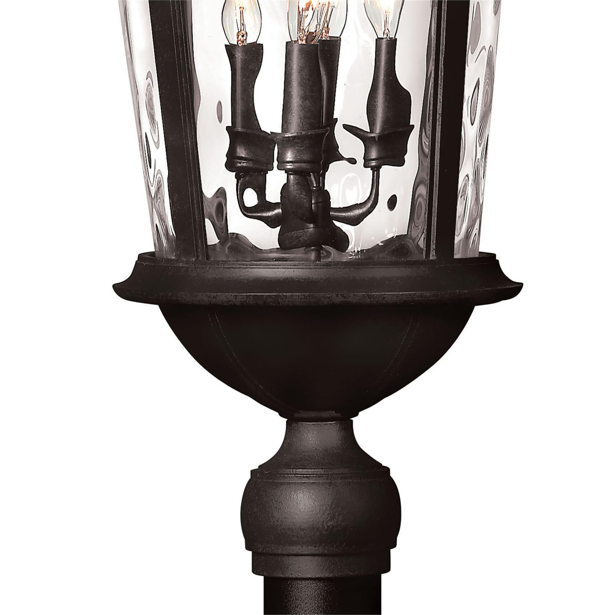 Shown in Black finish and Clear Water glass