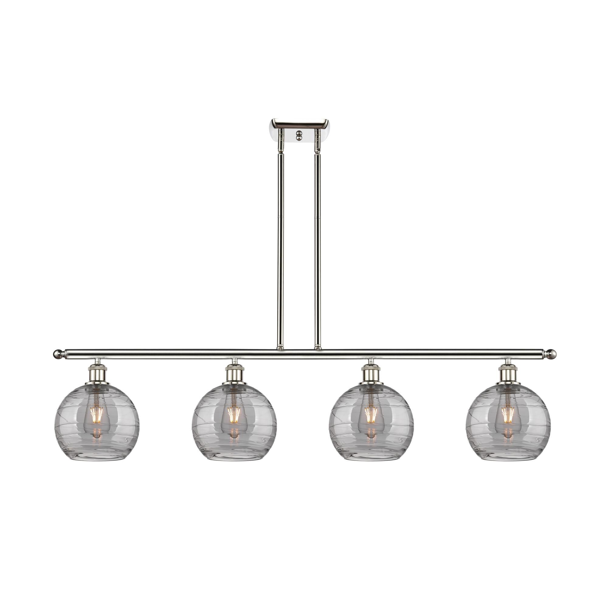 Bruno Marashlian Athens Deco Swirl 48 Inch Linear Suspension Light by Innovations Lighting