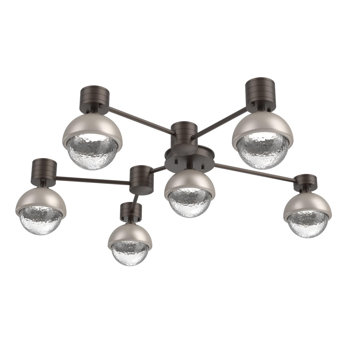 Levi Wilson Cabochon 42 Inch Flush Mount by Hammerton Studio