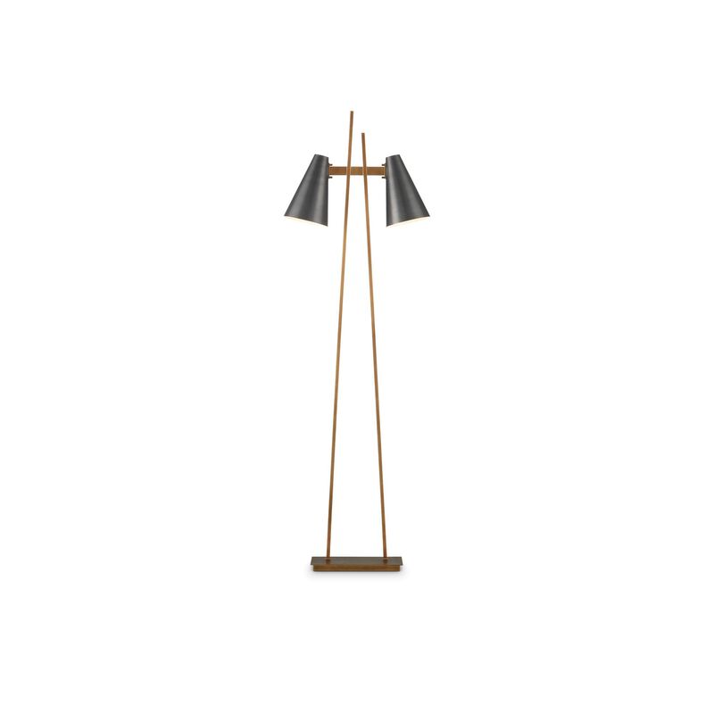 Duet 64 Inch Floor Lamp by Currey and Company