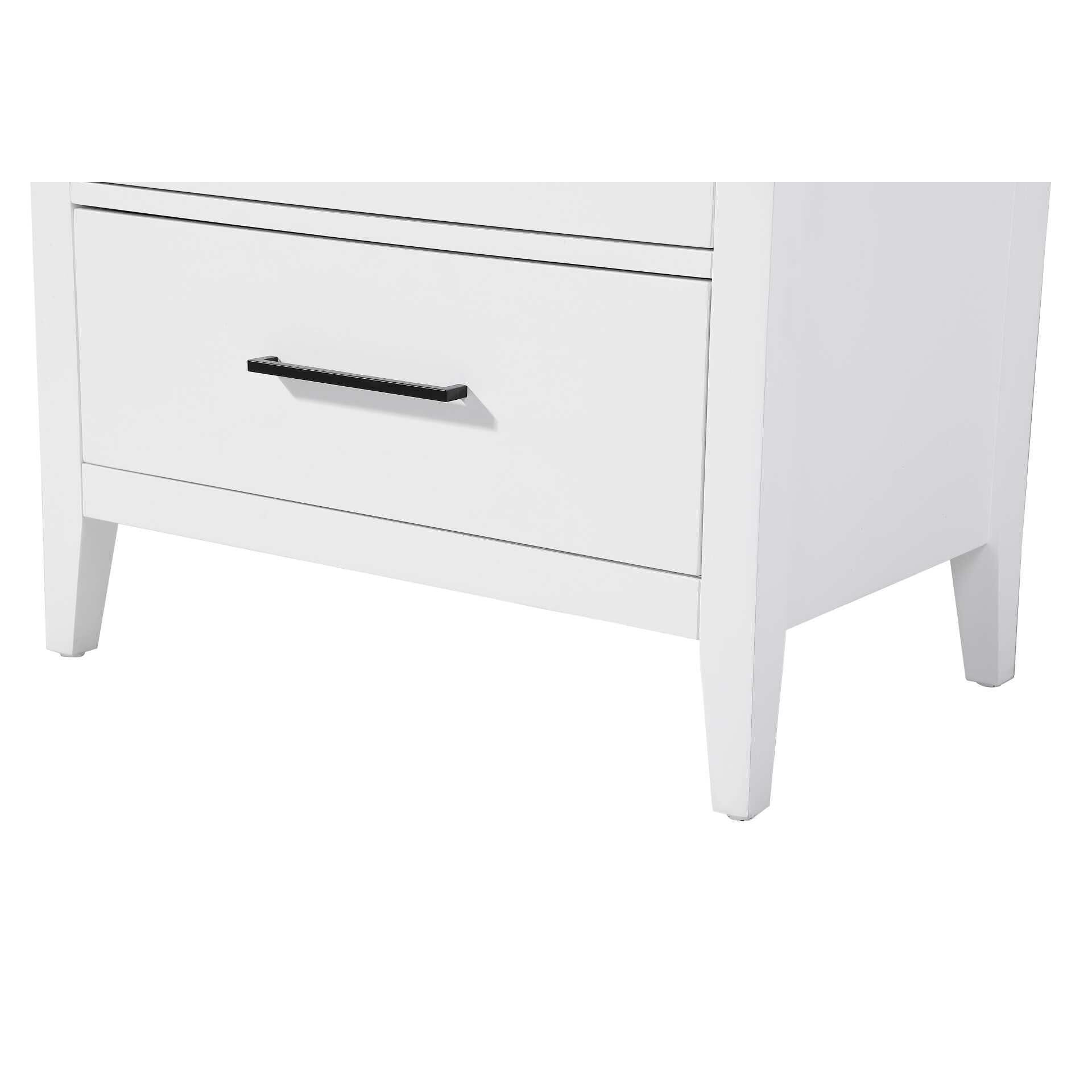 Shown in White finish