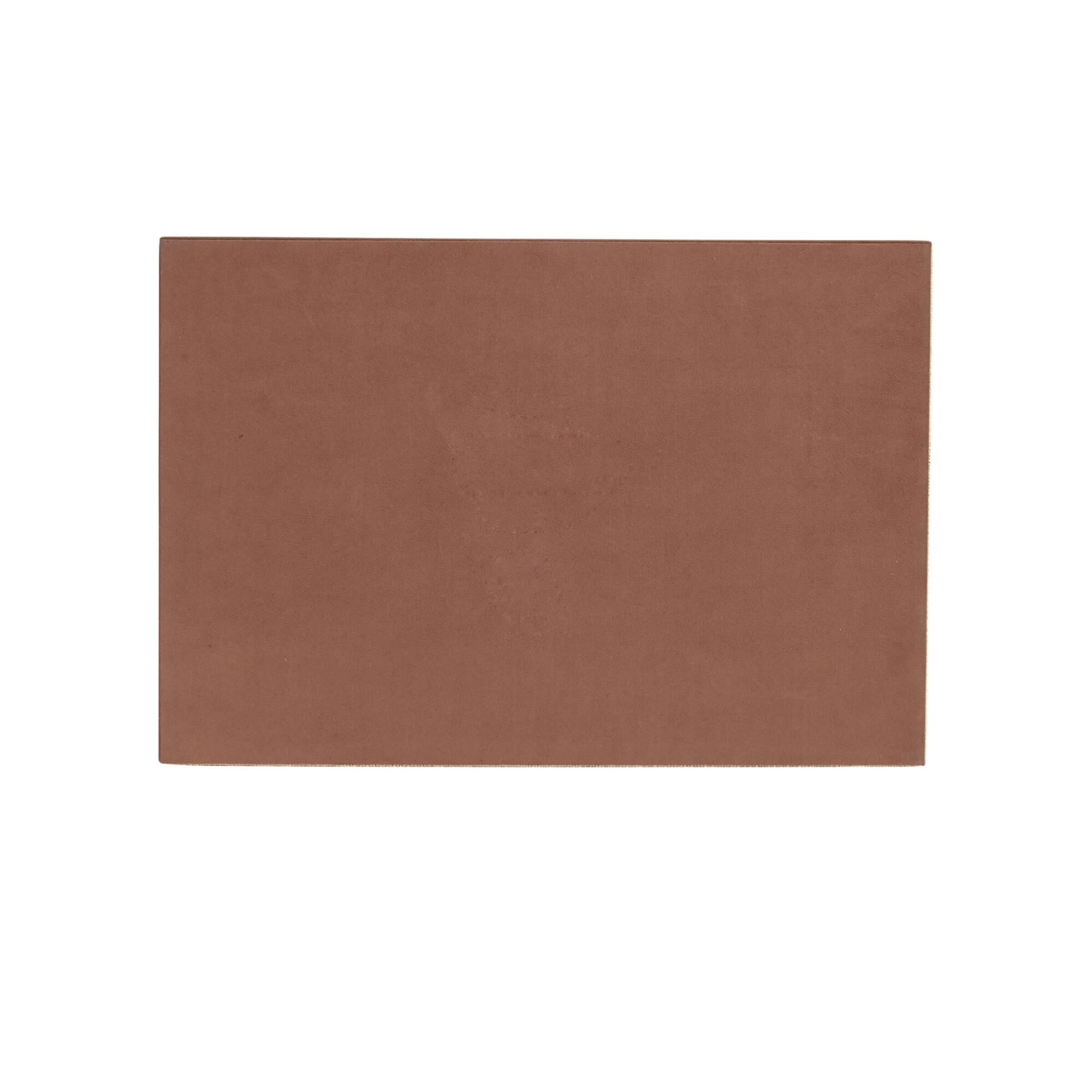 Leather & Raffia Tray Set of 2,