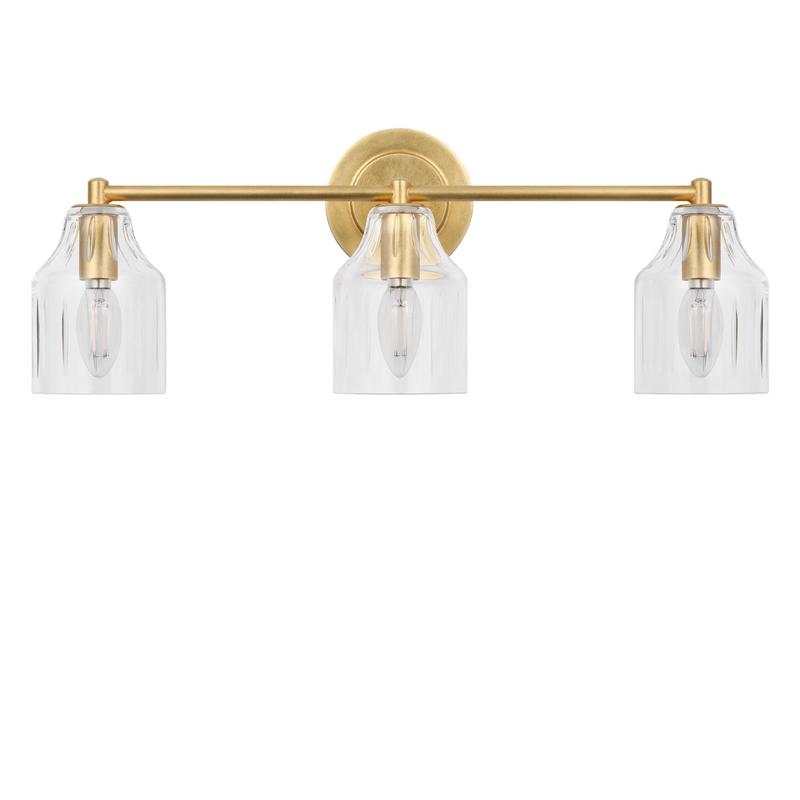 Alexa Hampton Augusta 22 Inch 3 Light Bath Vanity Light by Visual Comfort Studio