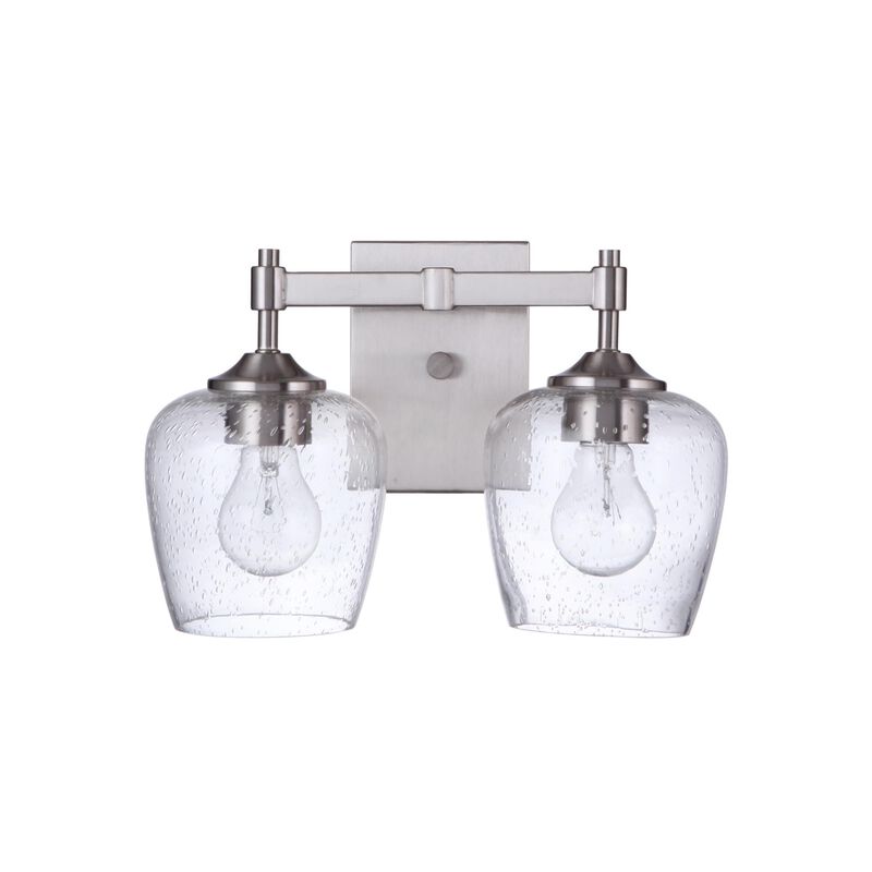 Stellen 13 Inch 2 Light Bath Vanity Light by Craftmade