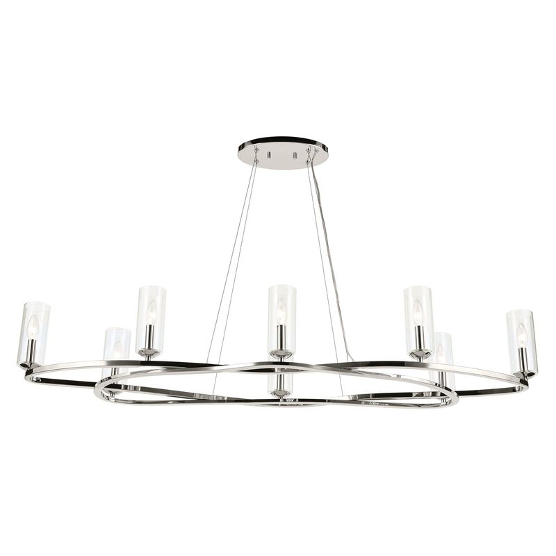 Harpin Medium Linear Chandelier by Kichler