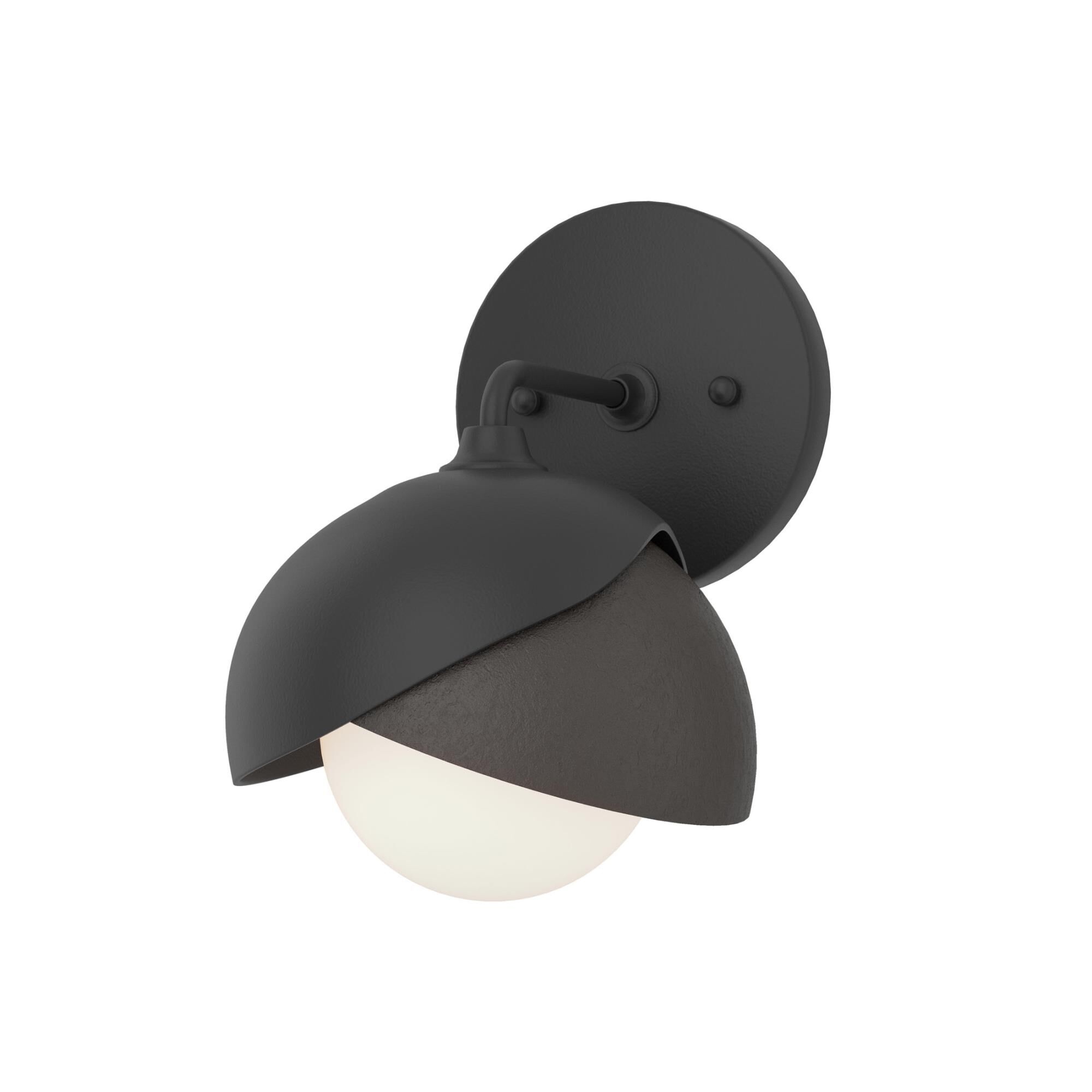 Shown in Black finish and Opal glass and Oil Rubbed Bronze (14) accent
