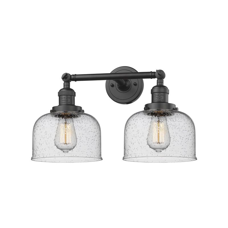 Bruno Marashlian Large Bell 19 Inch 2 Light Bath Vanity Light by Innovations Lighting