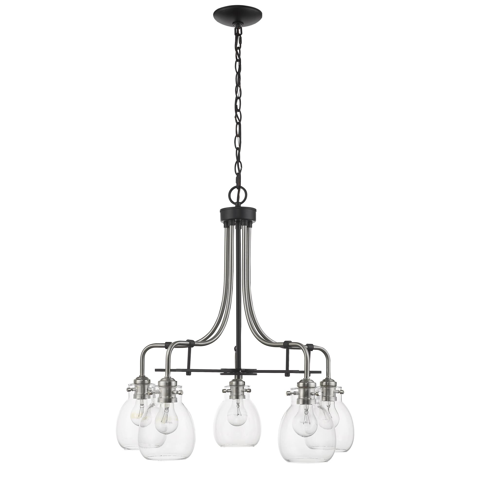 Kraken 25 Inch 5 Light Chandelier by Z-Lite