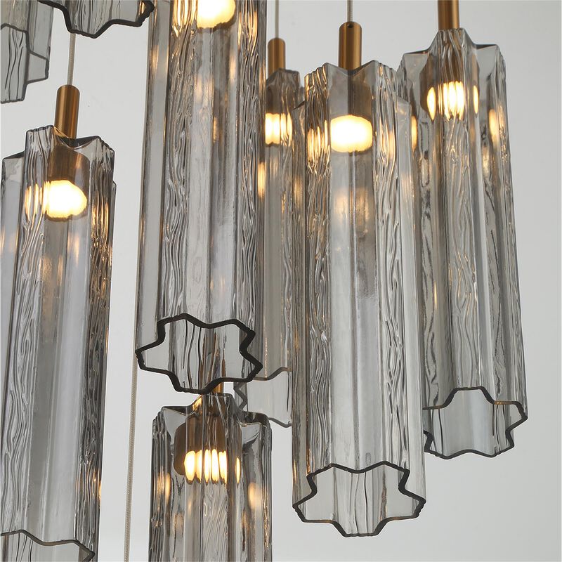 Addis 12 Inch Multi Light Pendant by Crystorama