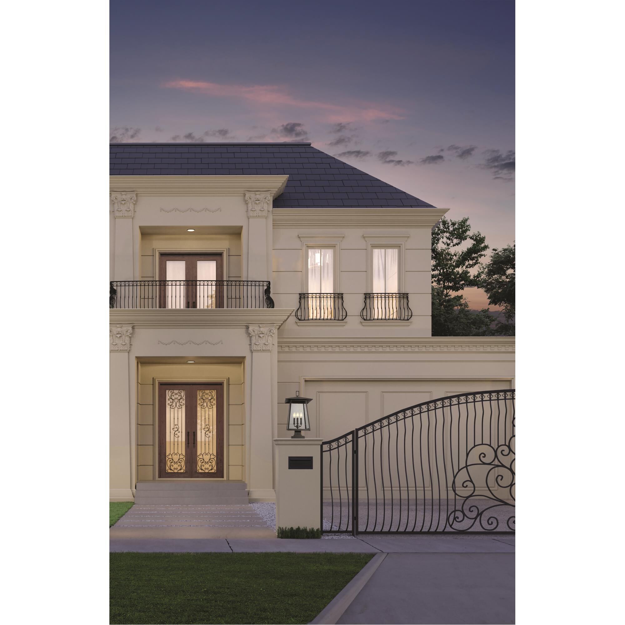 Rainer 25 Inch Outdoor Pier Lamp by Z Lite