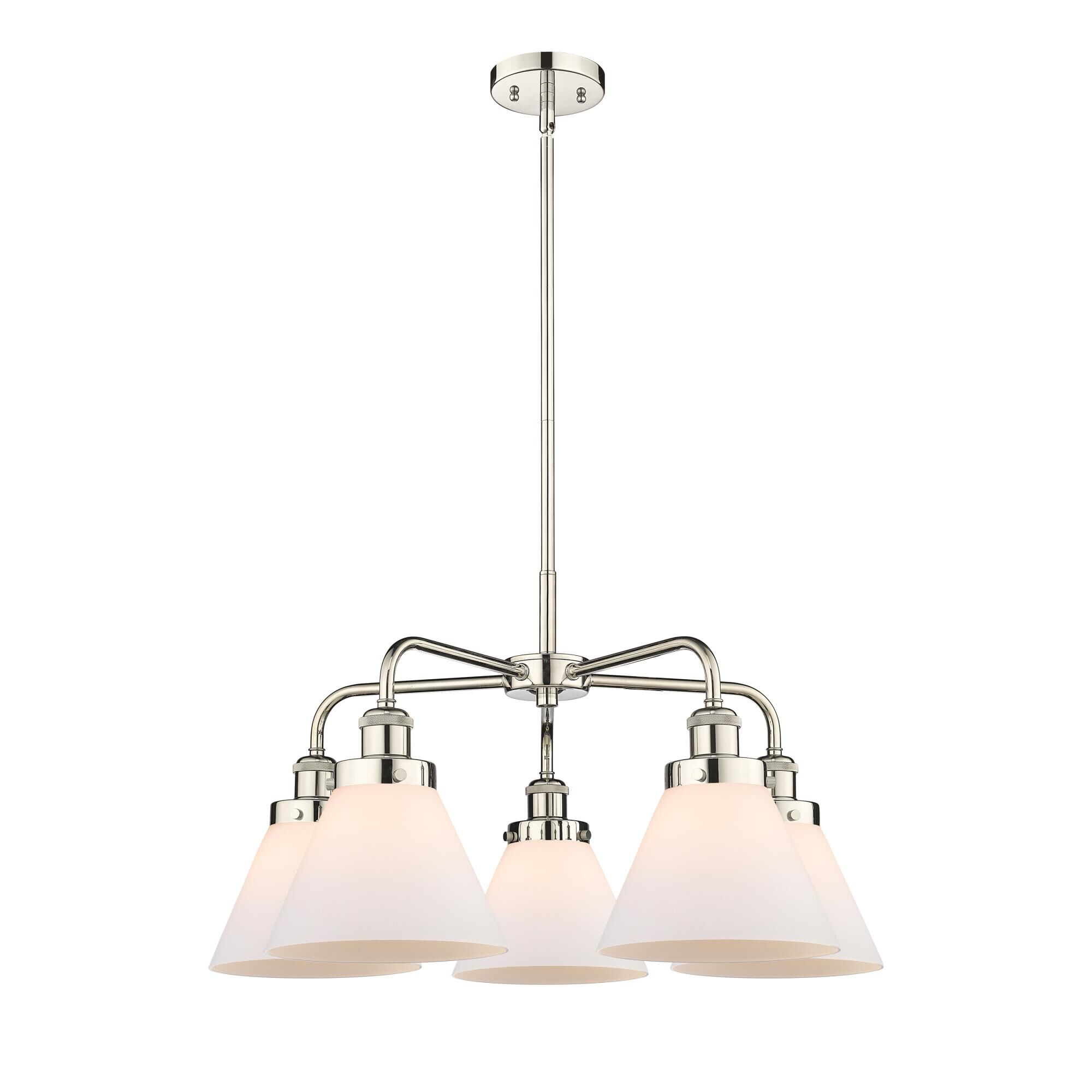 Bruno Marashlian Cone 25 Inch 5 Light Chandelier by Innovations Lighting