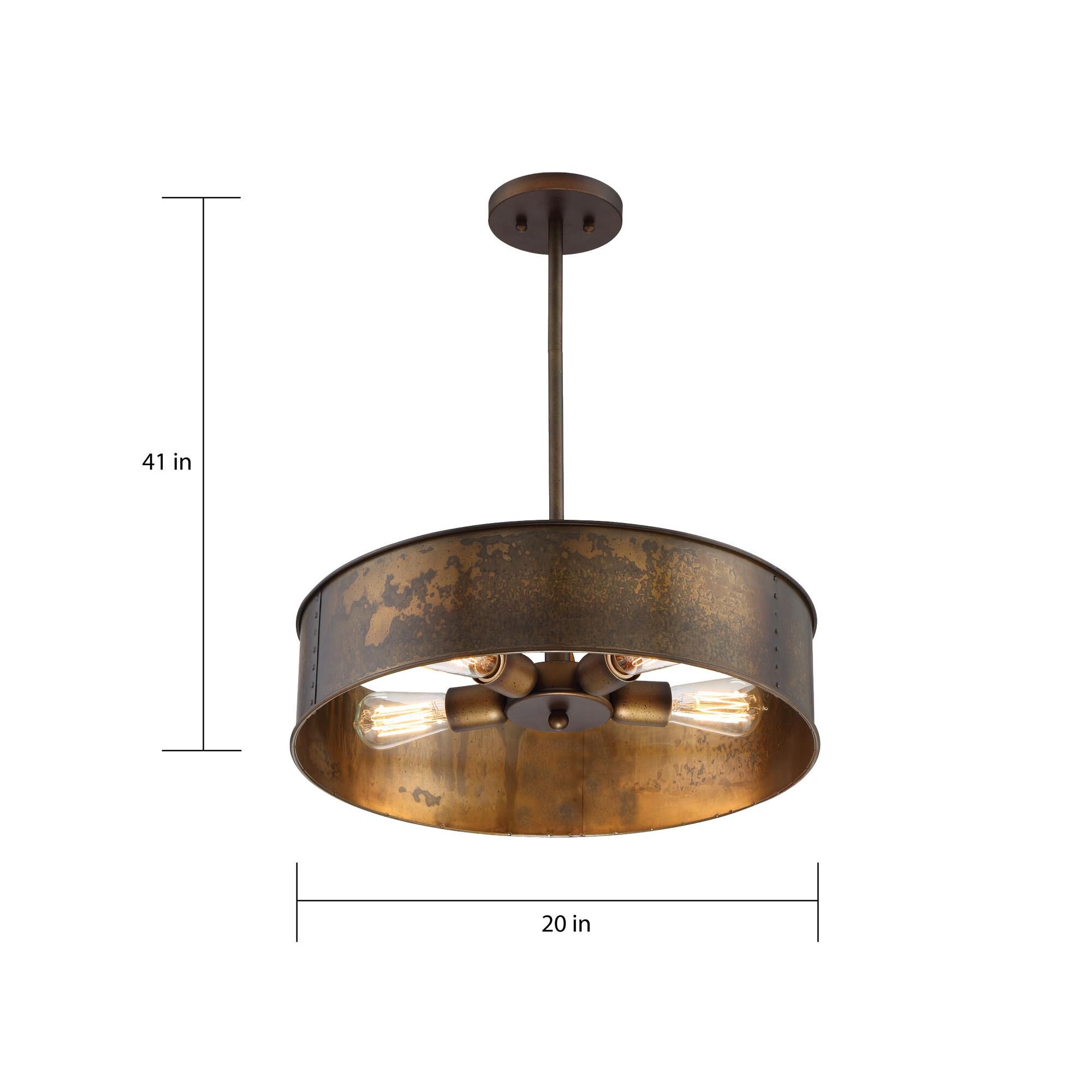 Shown in Weathered Brass finish